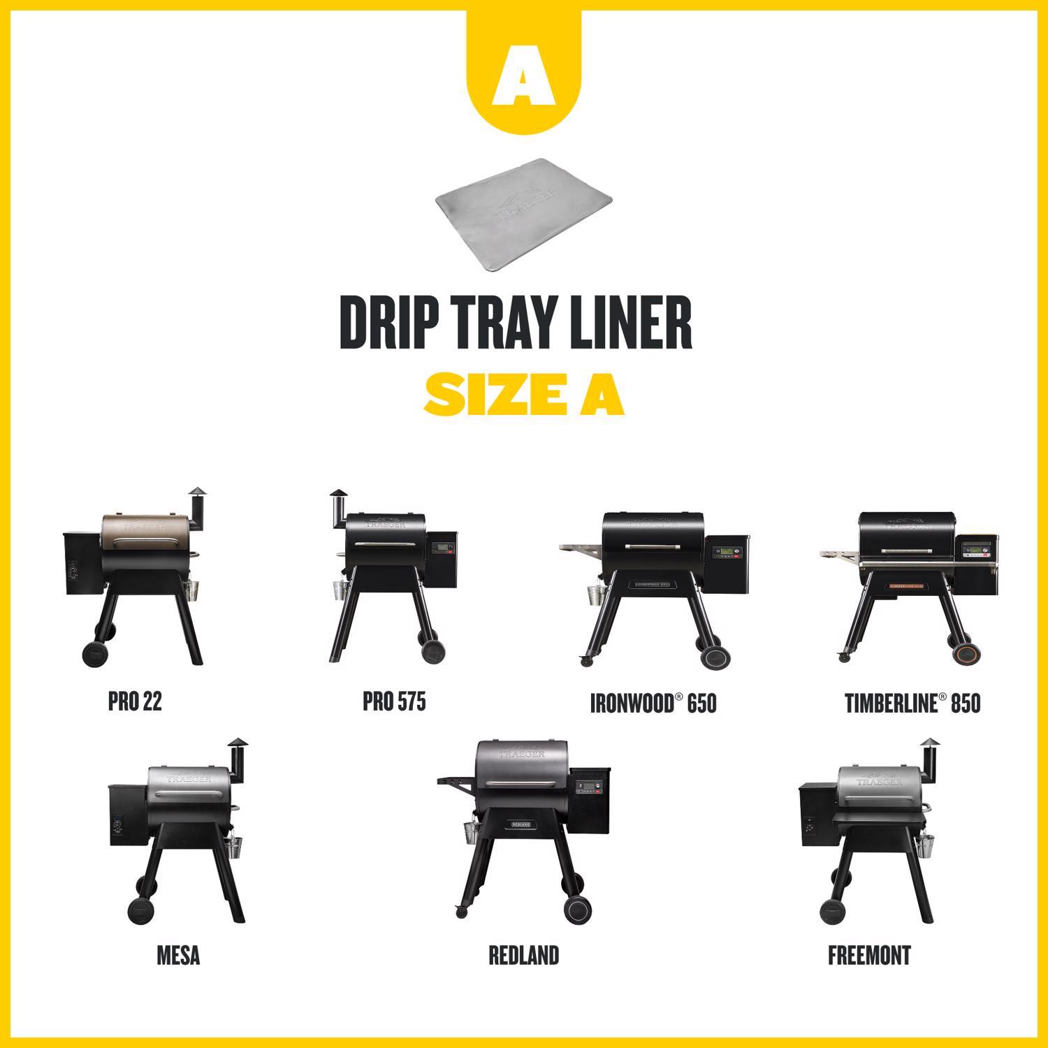 Traeger Aluminum Drip Tray Liner For Traeger Size A