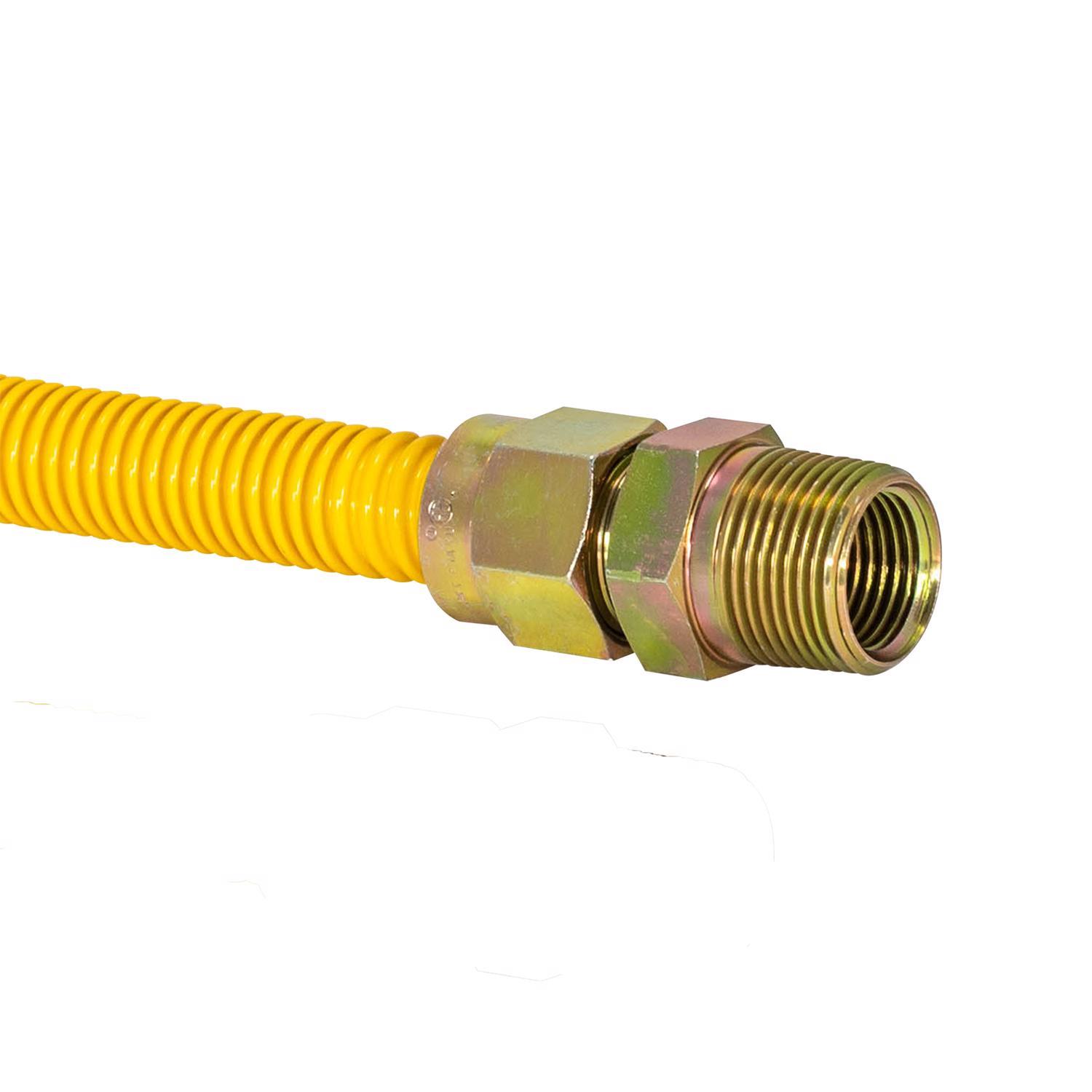 Eastman 3/4 in. MIP X 3/4 in. D FIP 60 in. Stainless Steel Gas Connector