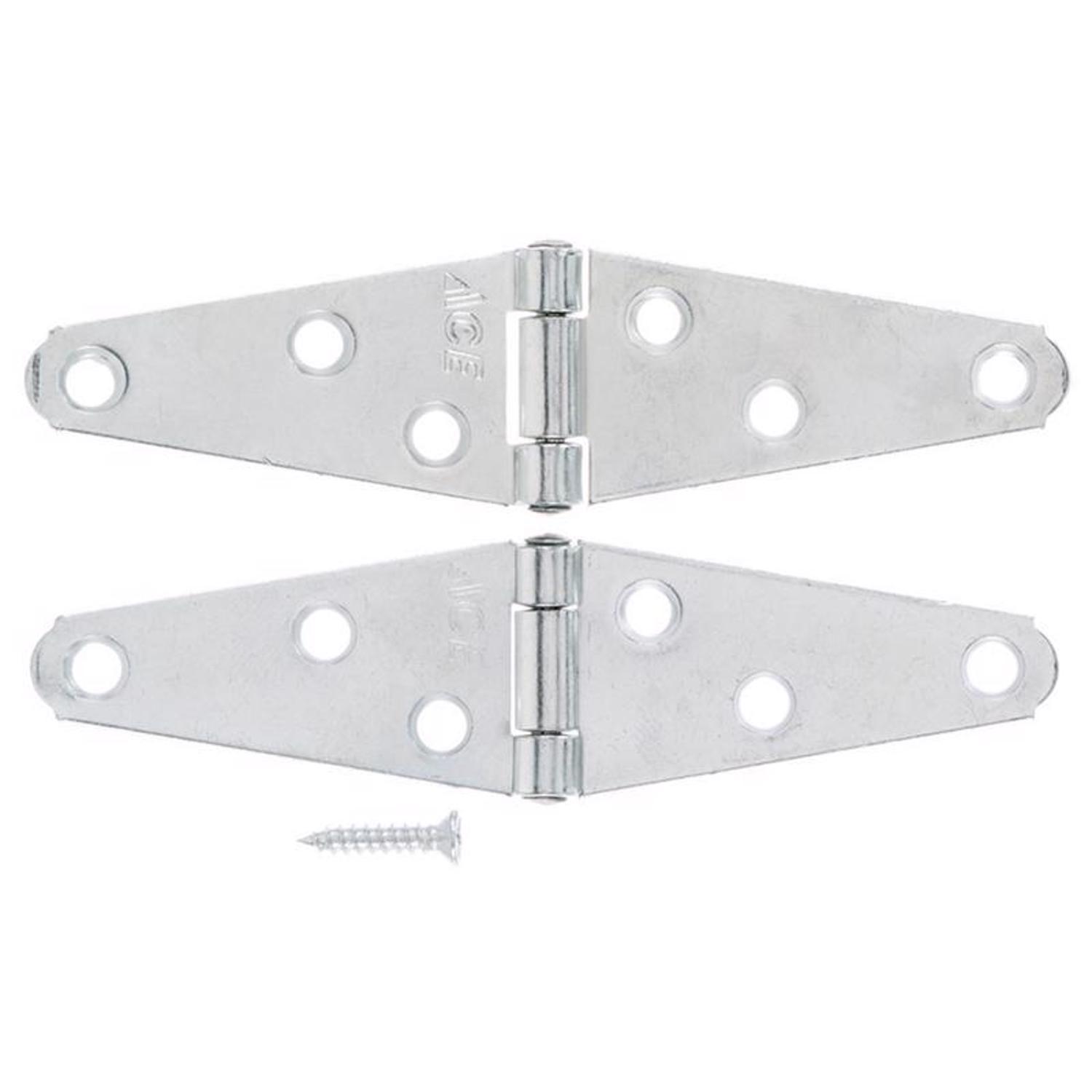 Ace 2 in. L Zinc-Plated Light Duty Strap Hinge 2 pk