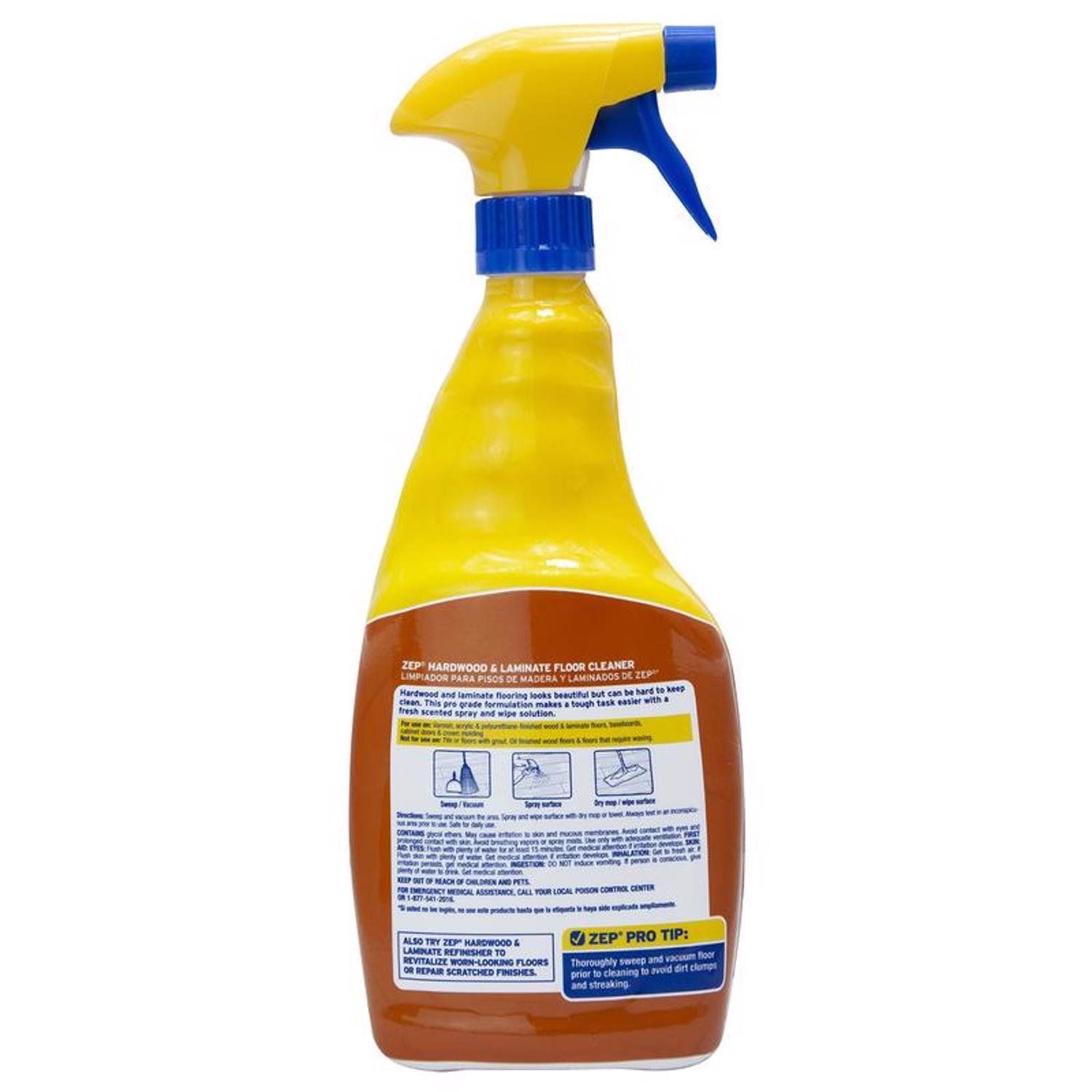 Zep Fresh Scent Hardwood & Laminate Floor Cleaner Liquid 32 oz