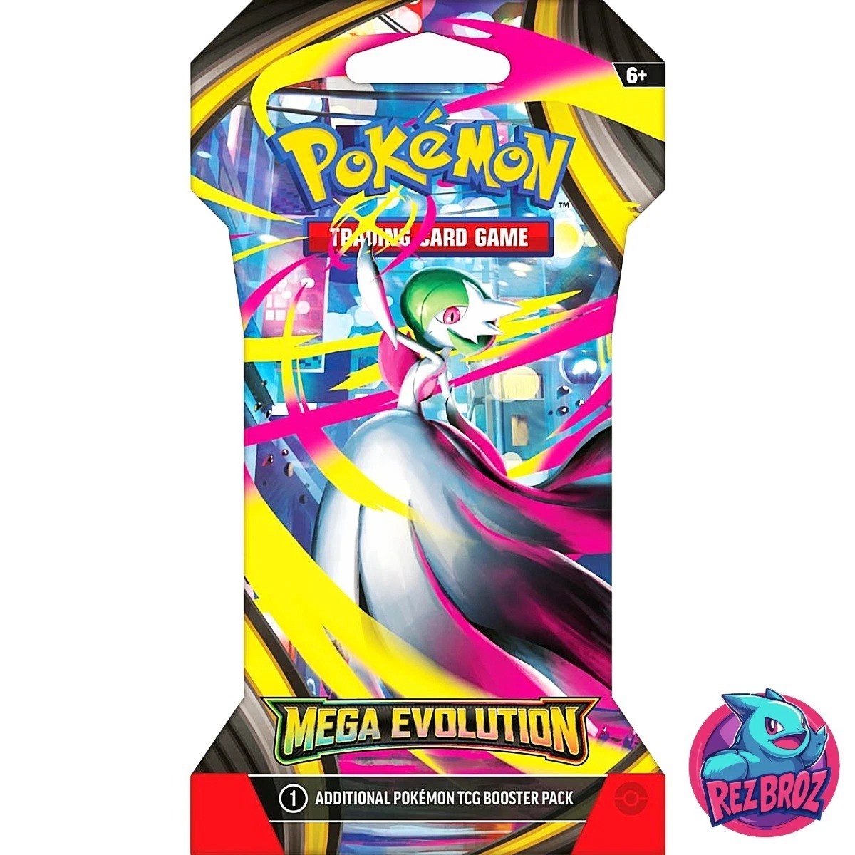 Pokemon - Trading Card Game: Mega Evolution Sleeved Booster - Styles May Vary
