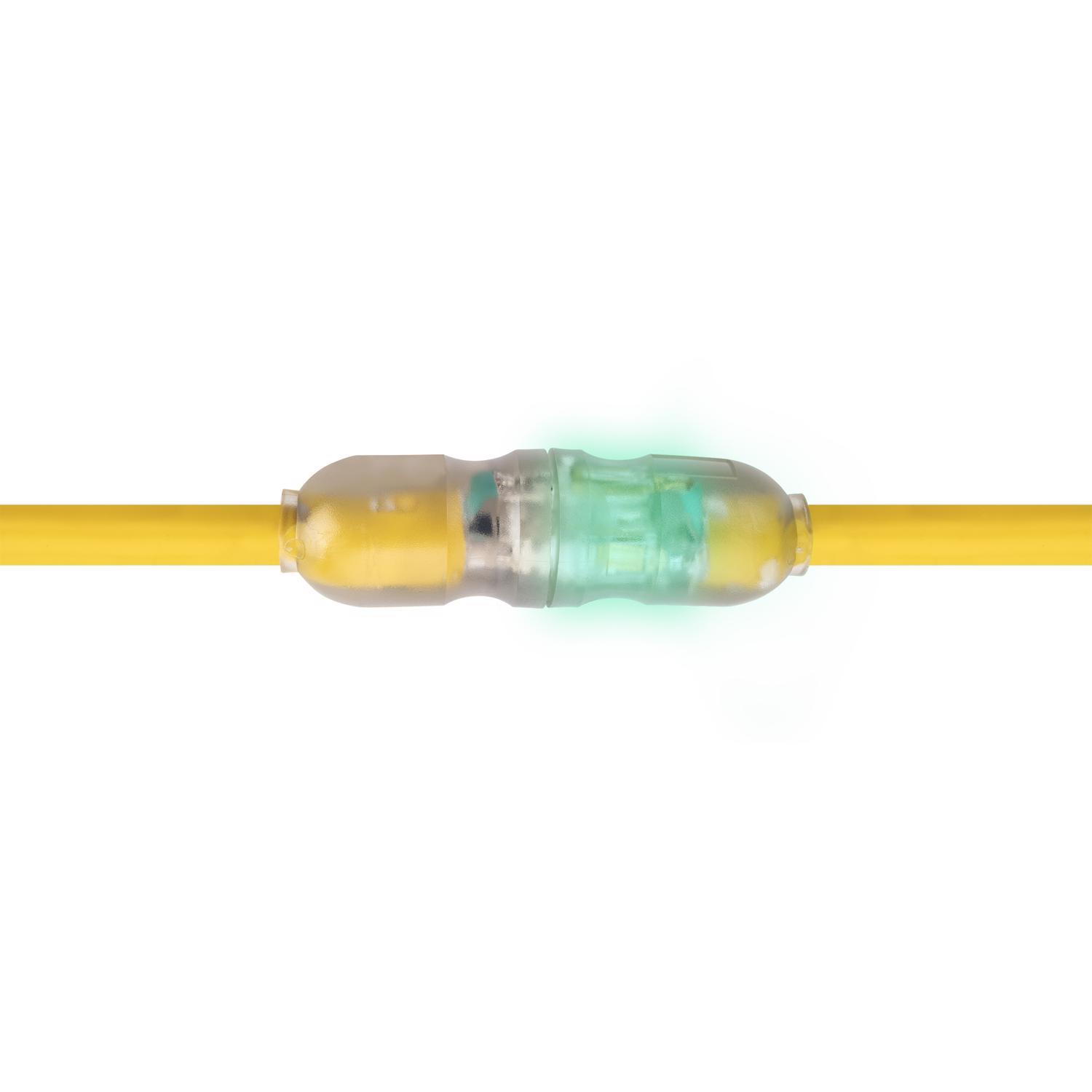 Monster Just Power It Up Outdoor 50 ft. L Yellow Extension Cord 10/3 SJTW