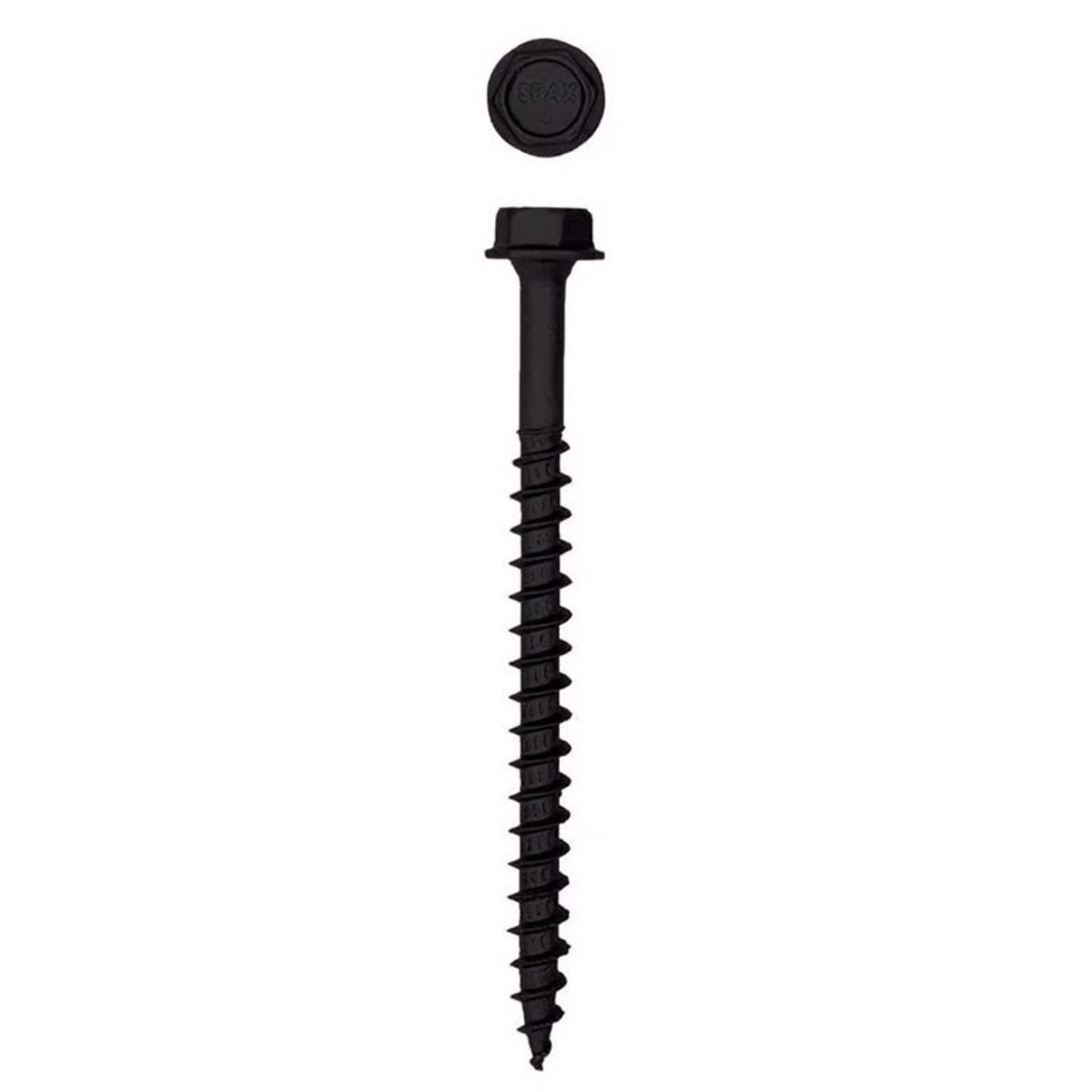 SPAX PowerLags 5/16 in. x 4 in. L Washer High Corrosion Resistant Carbon Steel Lag Screw 12 Pack