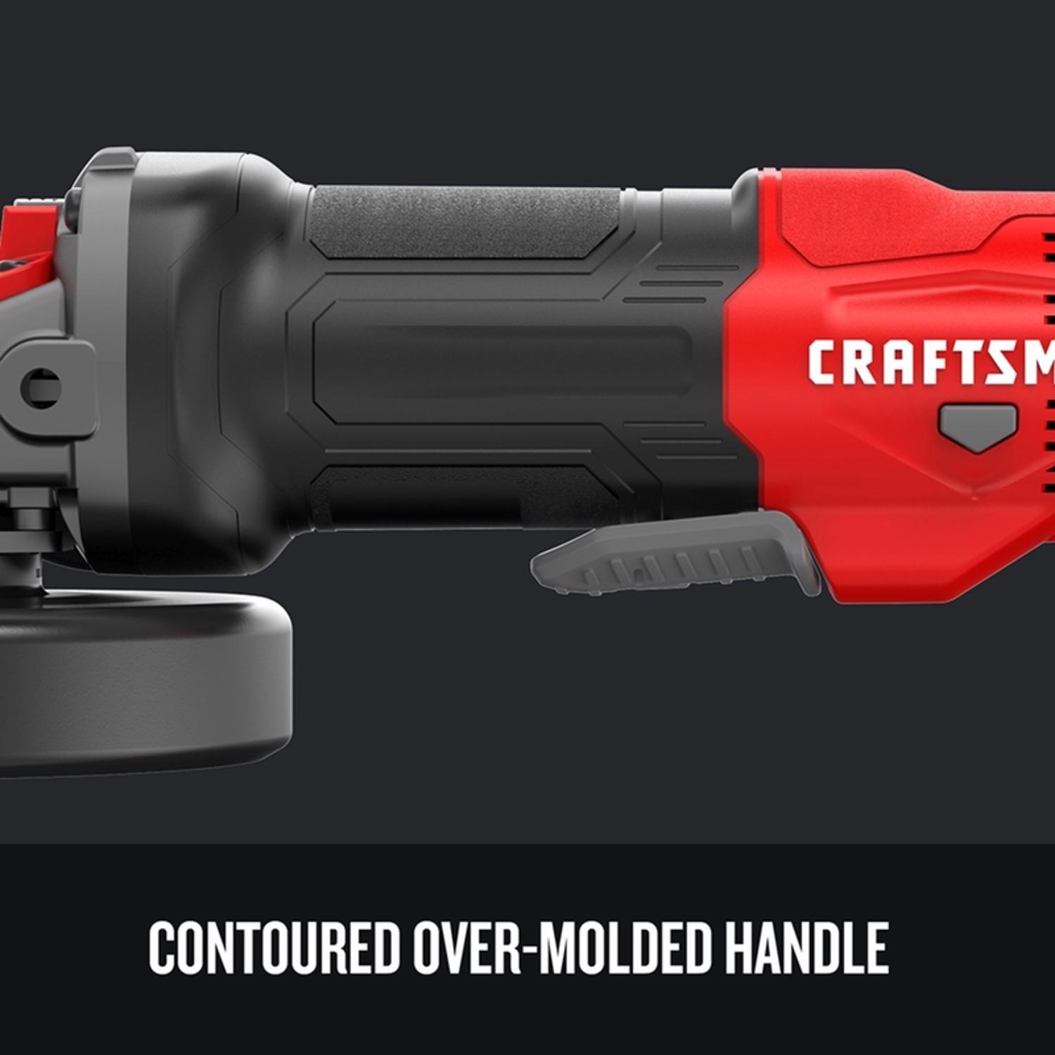 CRAFTSMAN 7.5 amps Corded 4-1/2 in. Small Angle Grinder