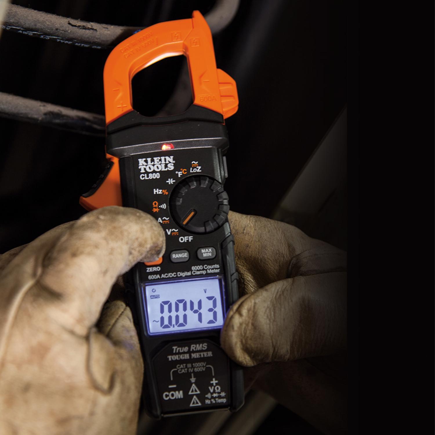 Klein Tools -14-1000 &deg;F LCD Clamp Meter