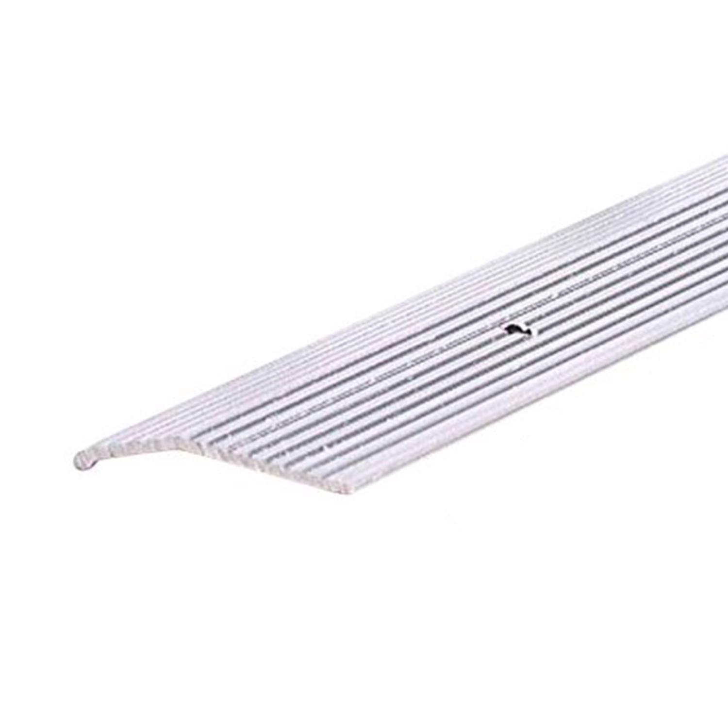 M-D Building Products 0.3 in. H X 1.38 in. W X 72 in. L Prefinished Silver Aluminum Carpet Trim