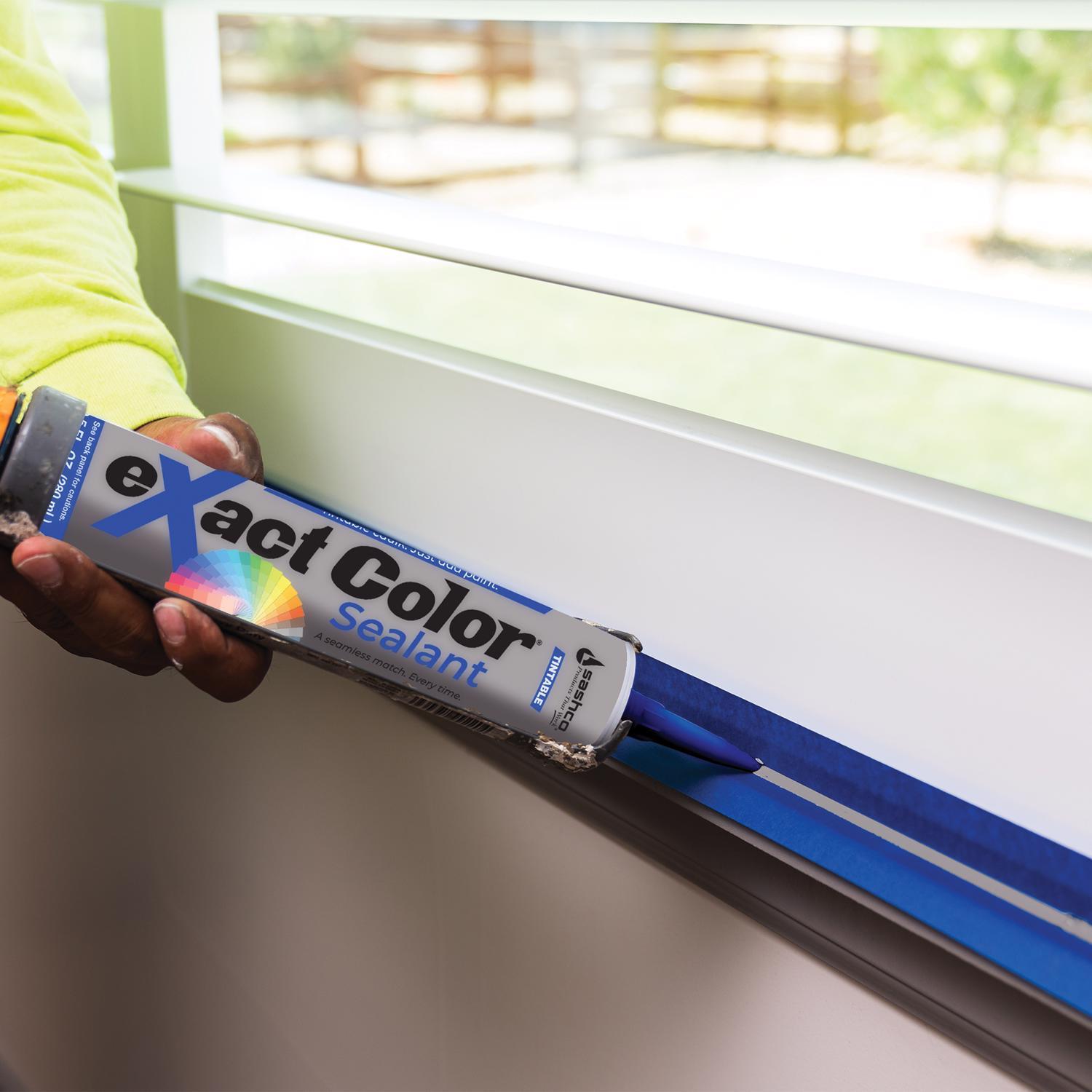 Sashco eXact Color Tintable Elastomeric Acrylic Latex Interior Molding and Trim Caulk 9.5 oz