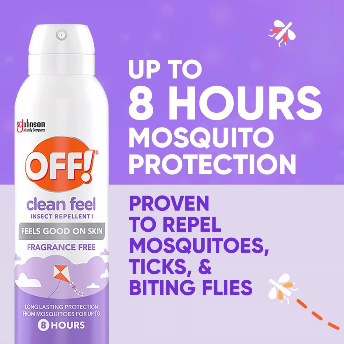 OFF! Clean Feel Insect Repellent Liquid For Mosquitoes/Ticks 5 oz.