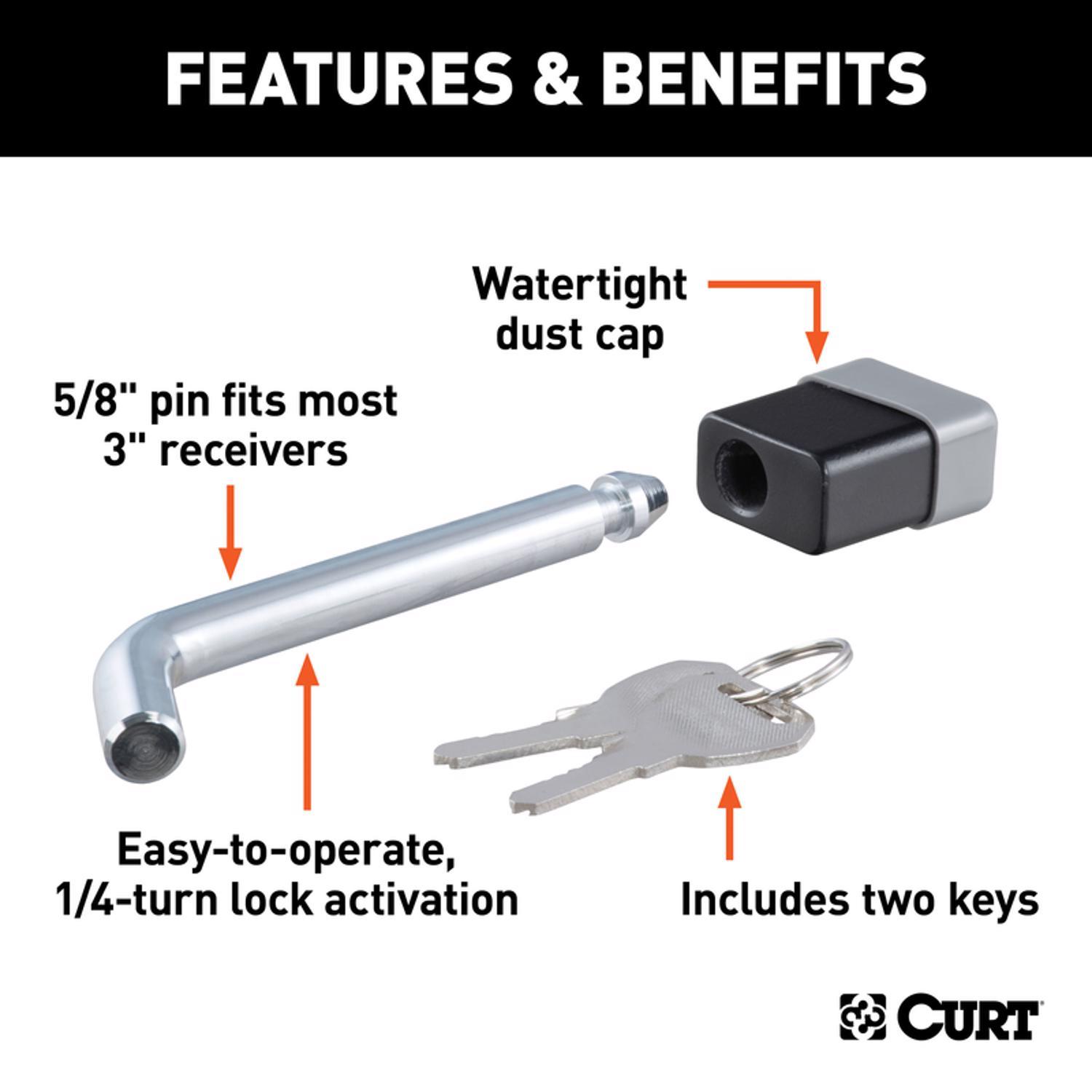 CURT Locking Hitch Pin