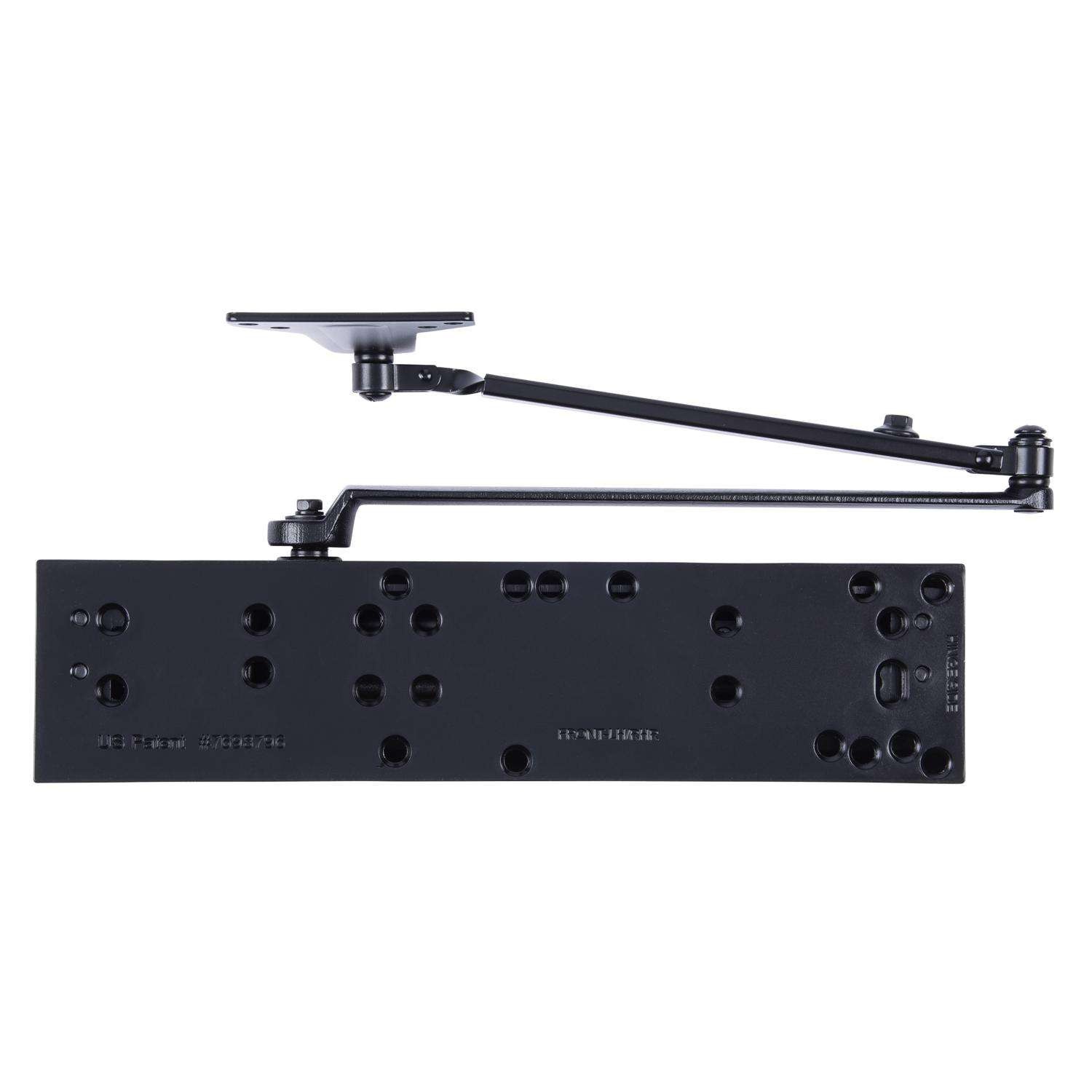 Brinks Commercial Matte Black Metal Hydraulic Adjustable Door Closer Grade 1