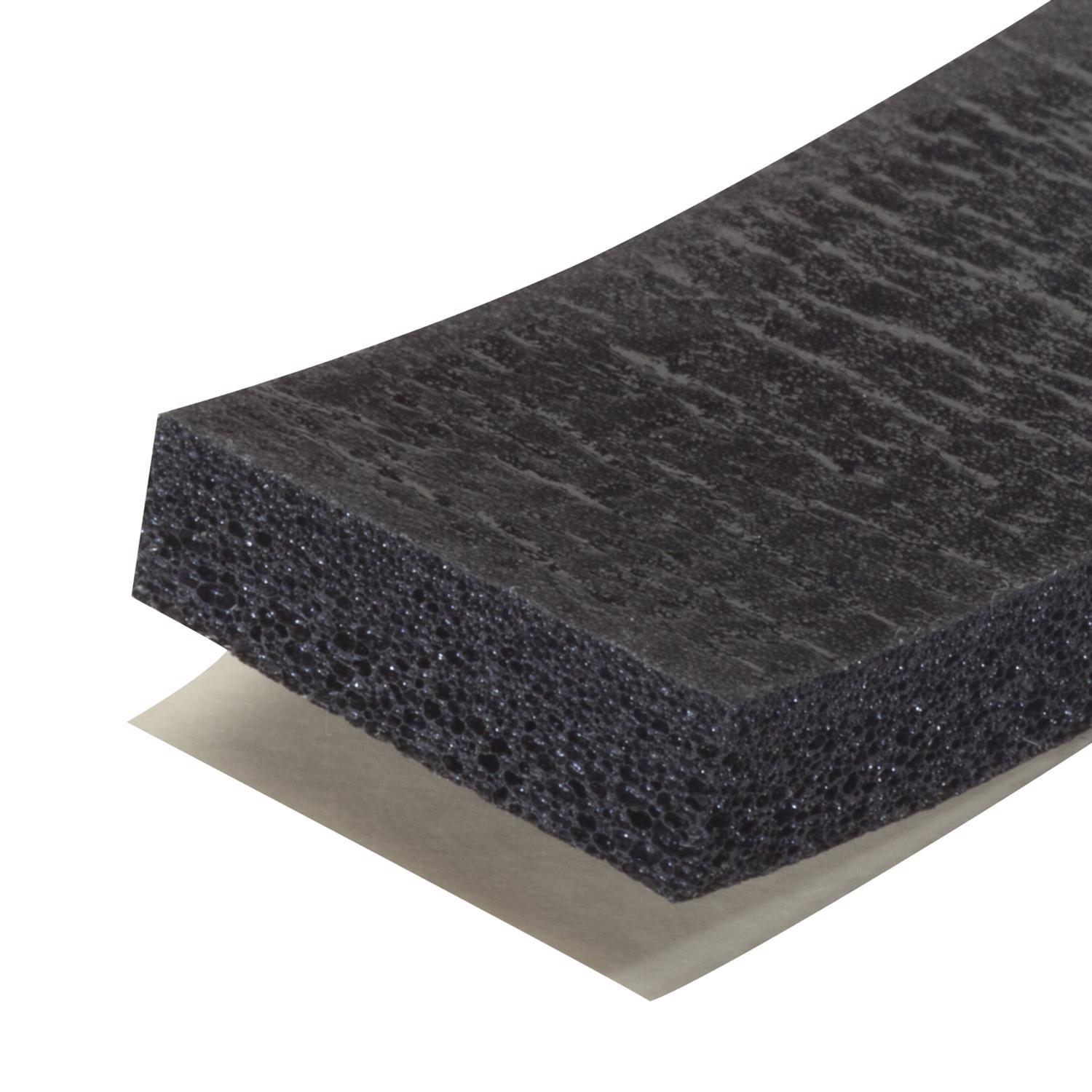 M-D Building Products Black PVC Weather Stripping Tape For Sponge Window Seal 120 in. L X 0.25 in.