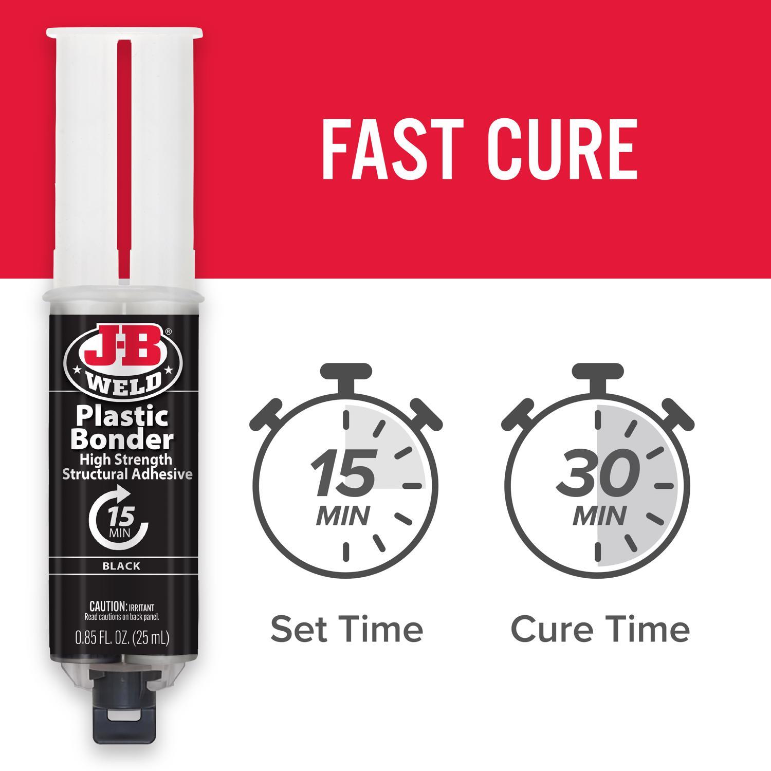 J-B Weld PlasticBonder High Strength Plastic Bonder Paste 0.85 oz