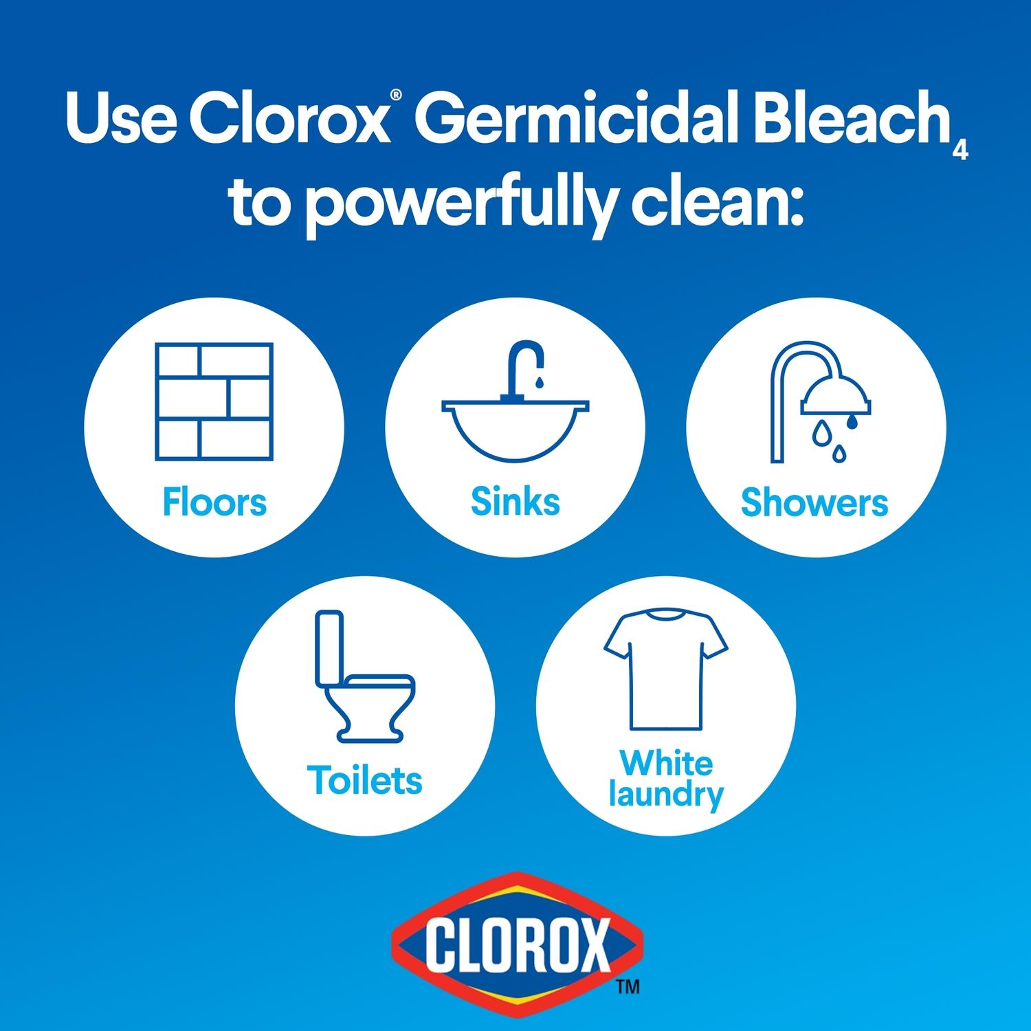 Clorox Regular Scent Germicidal Bleach 121 oz