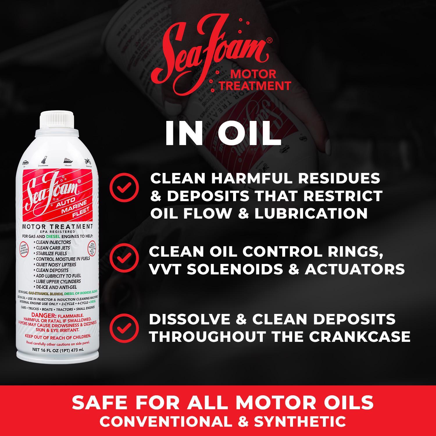 Sea Foam Gasoline/2 and 4 Cycle Engine Motor Treatment 16 oz