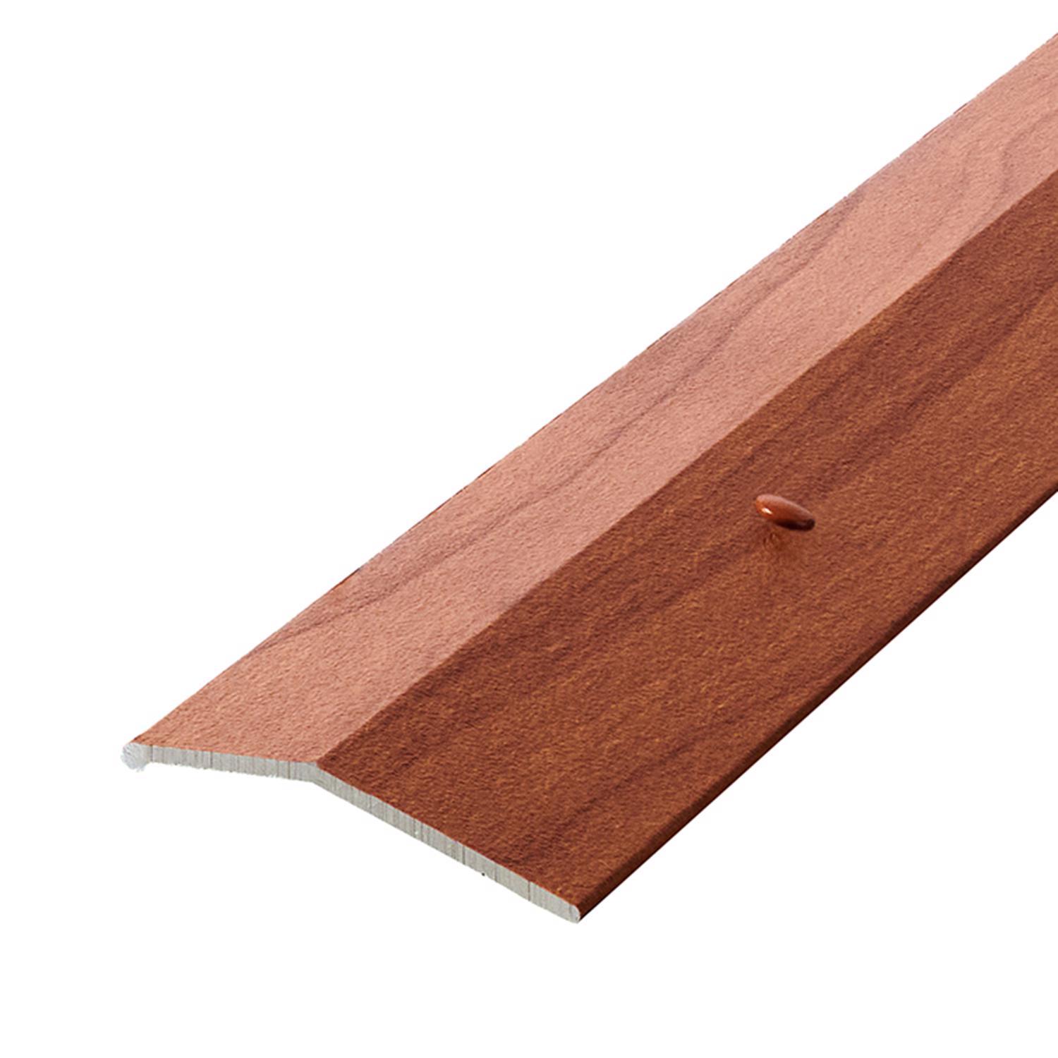M-D Building Products METAL DECOR 0.3 in. H X 1.38 in. W X 36 in. L Prefinished Cherry Aluminum Carp