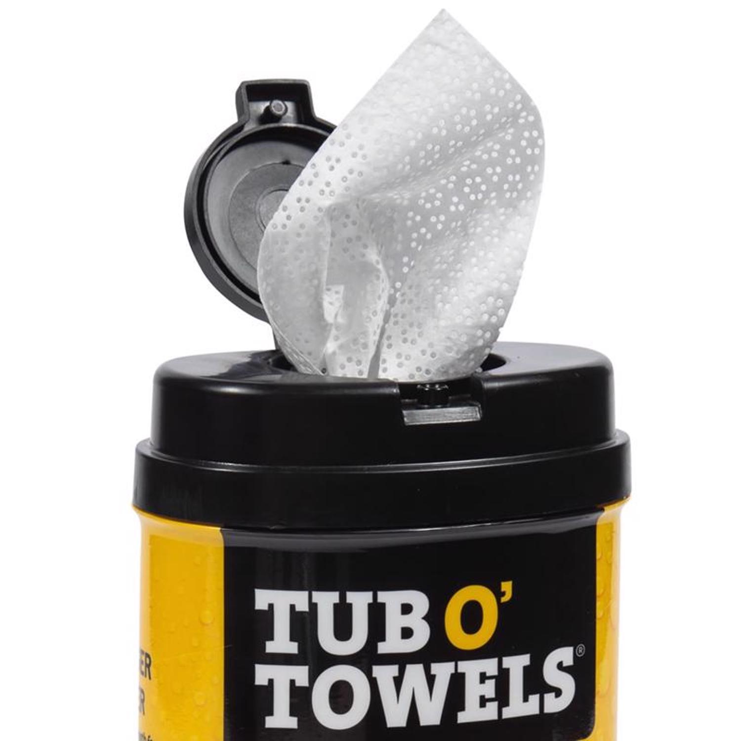 Tub O Towels Fiber Weave Cleaning Wipes 8 in. W X 7 in. L 40 pk