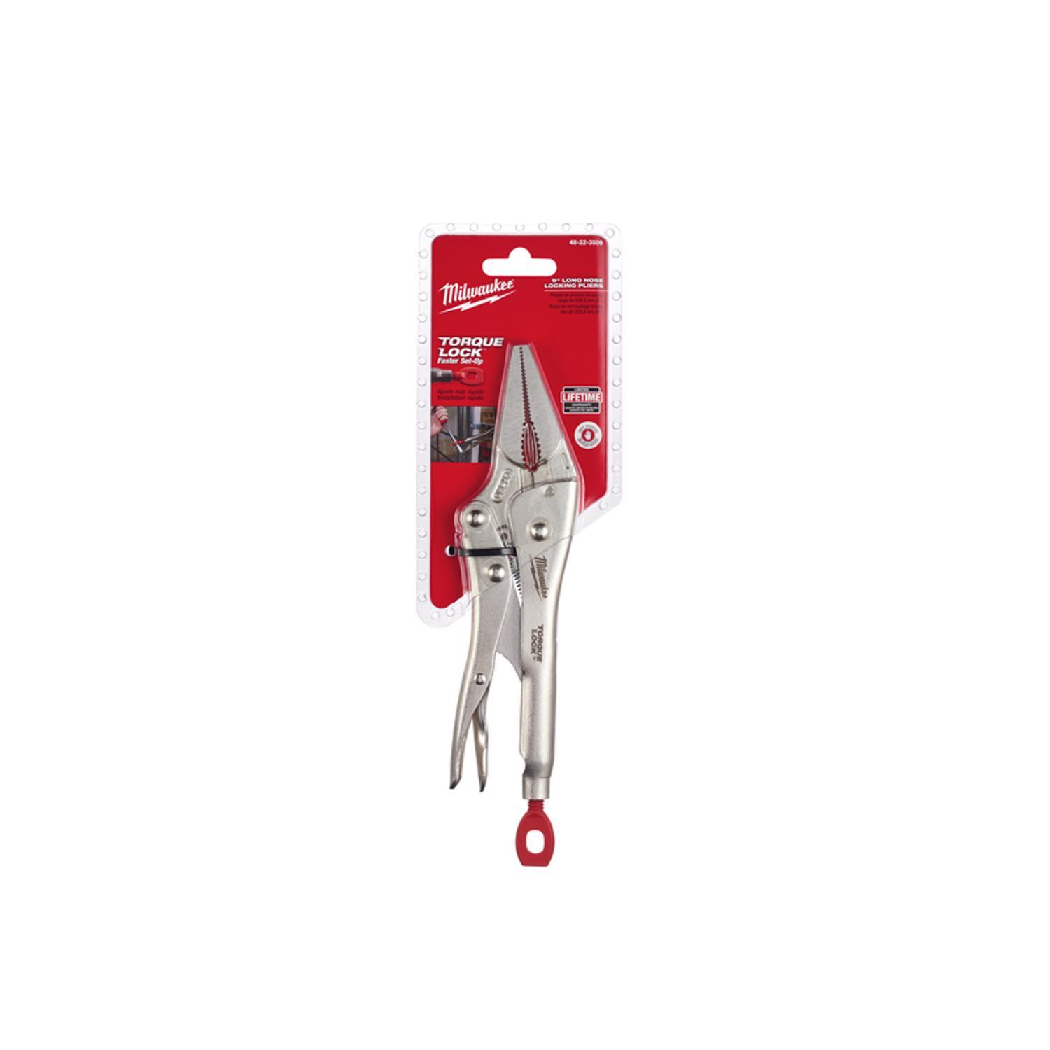 Milwaukee Torque Lock 9 in. Forged Alloy Steel Long Nose Pliers