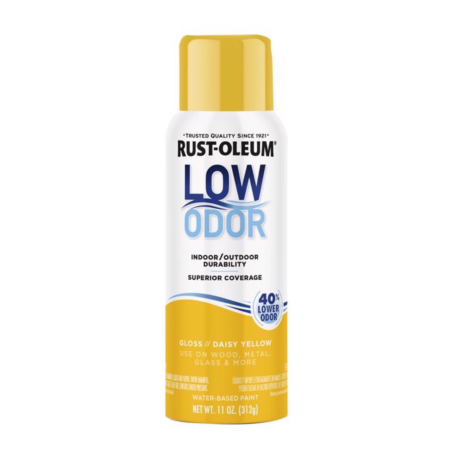 Rust-Oleum Low Odor Gloss Daisy Yellow Spray Paint 11 oz.