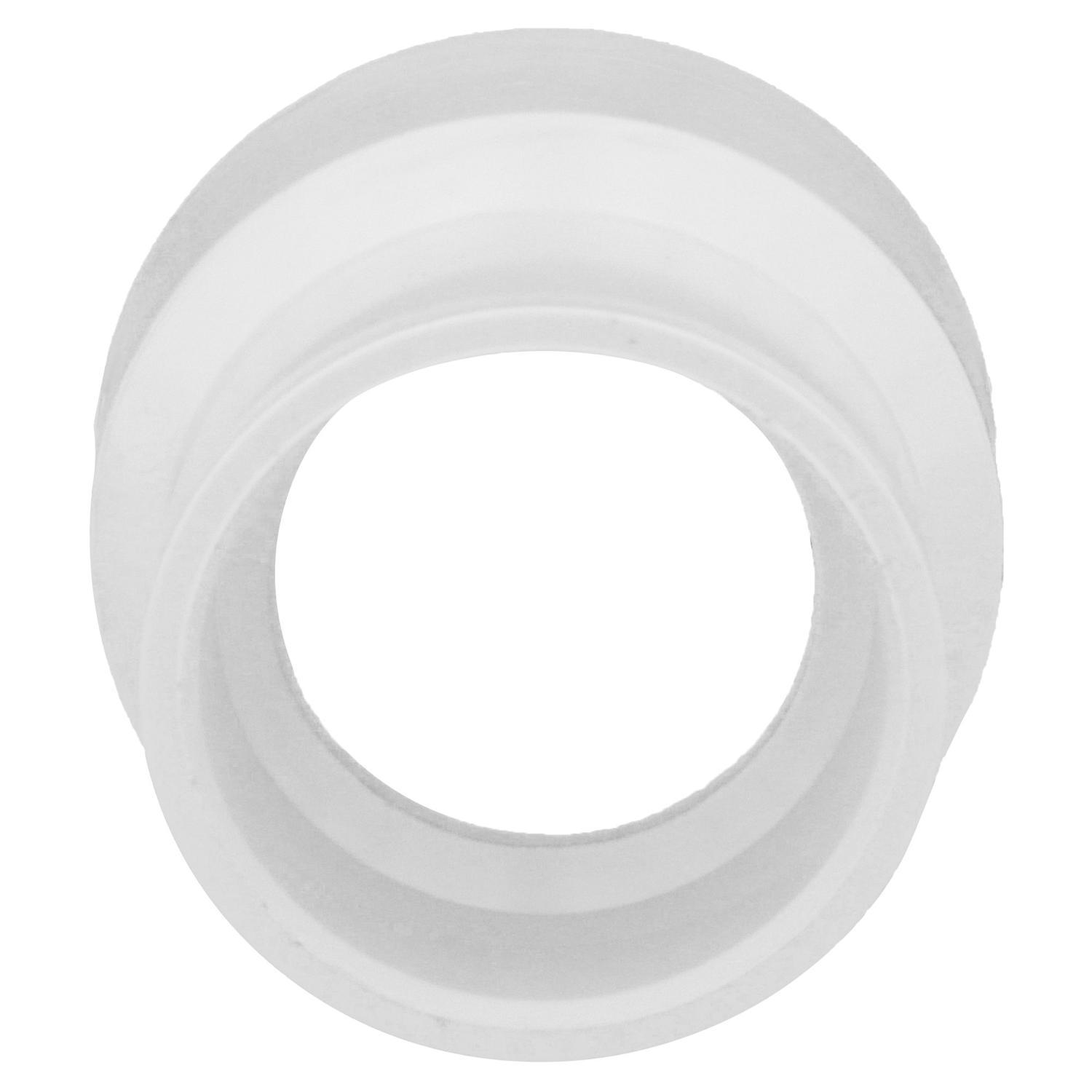 Charlotte Pipe Schedule 40 1-1/2 in. Hub X 2 in. D Hub PVC Reducing Coupling 1 pk