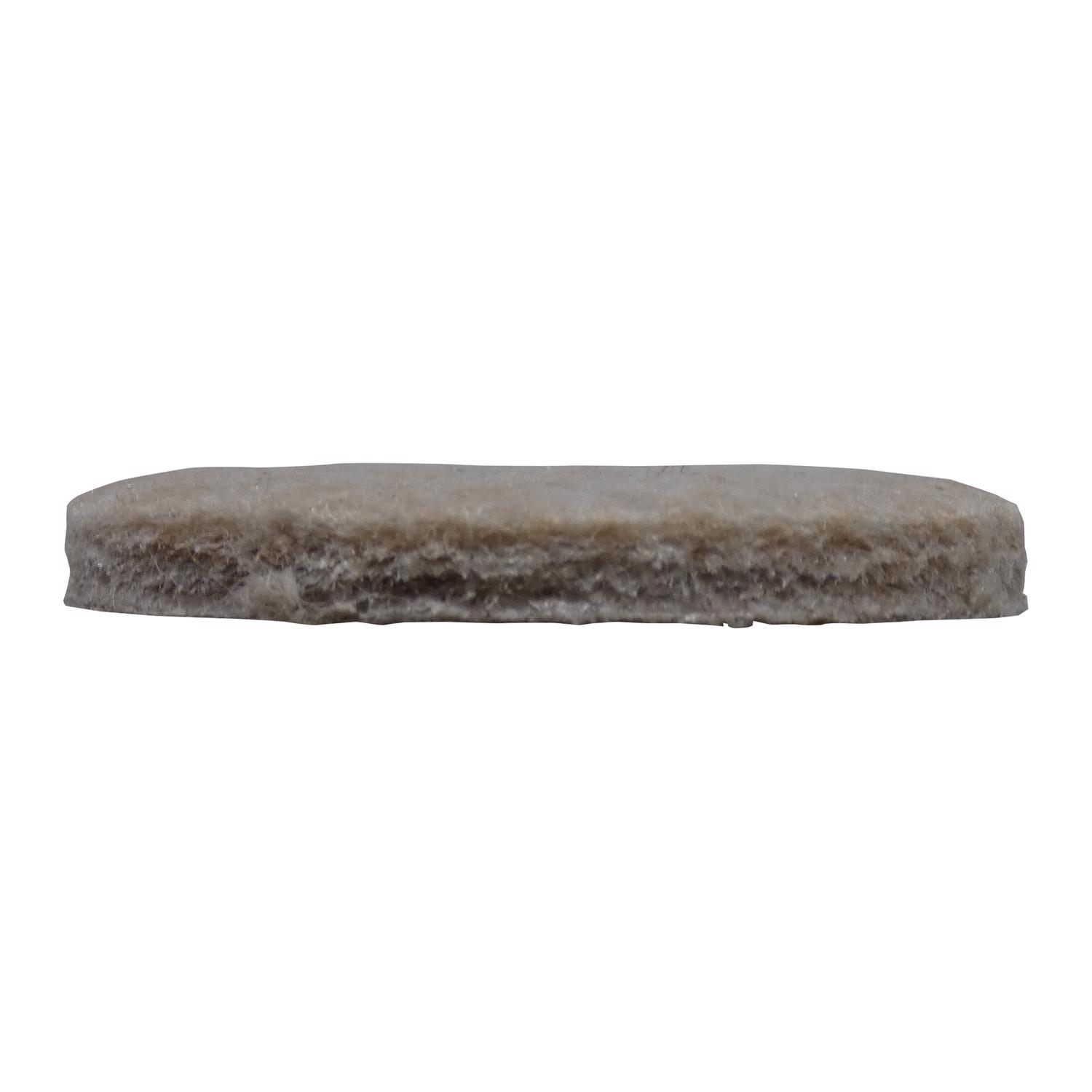 Ace Felt Self Adhesive Protective Pad Brown Round 1-1/2 in. W 24 pk