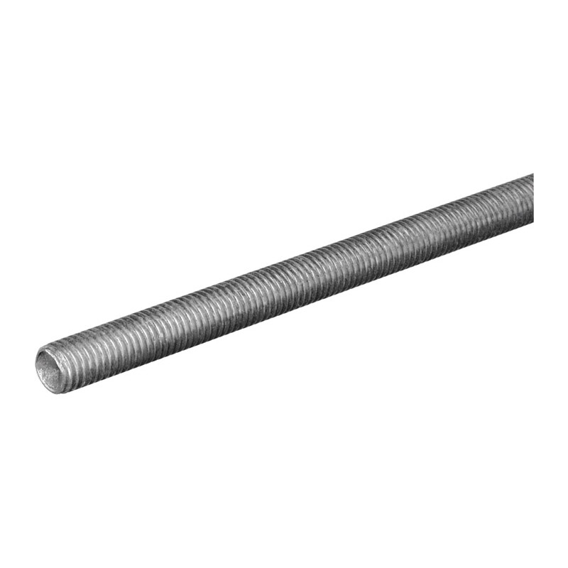 Boltmaster 1/2-13 in. Dia. x 2 ft. L Zinc-Plated Steel Threaded Rod
