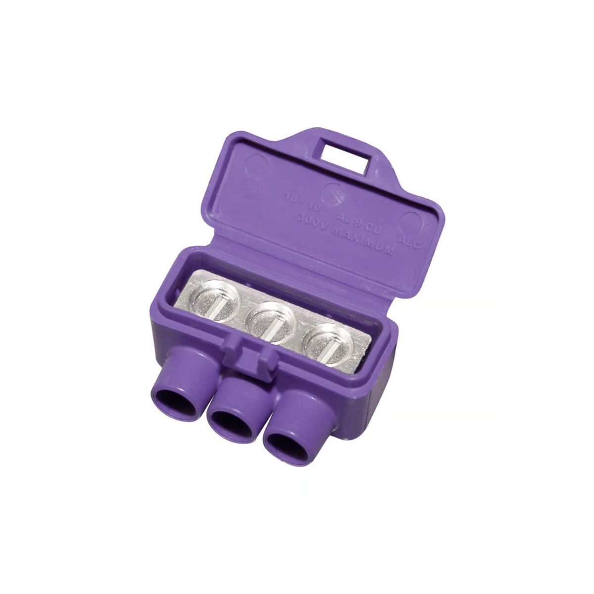 King Innovation AlumiConn Aluminium Wire Aluminum to Copper Lug Purple 2 Pack