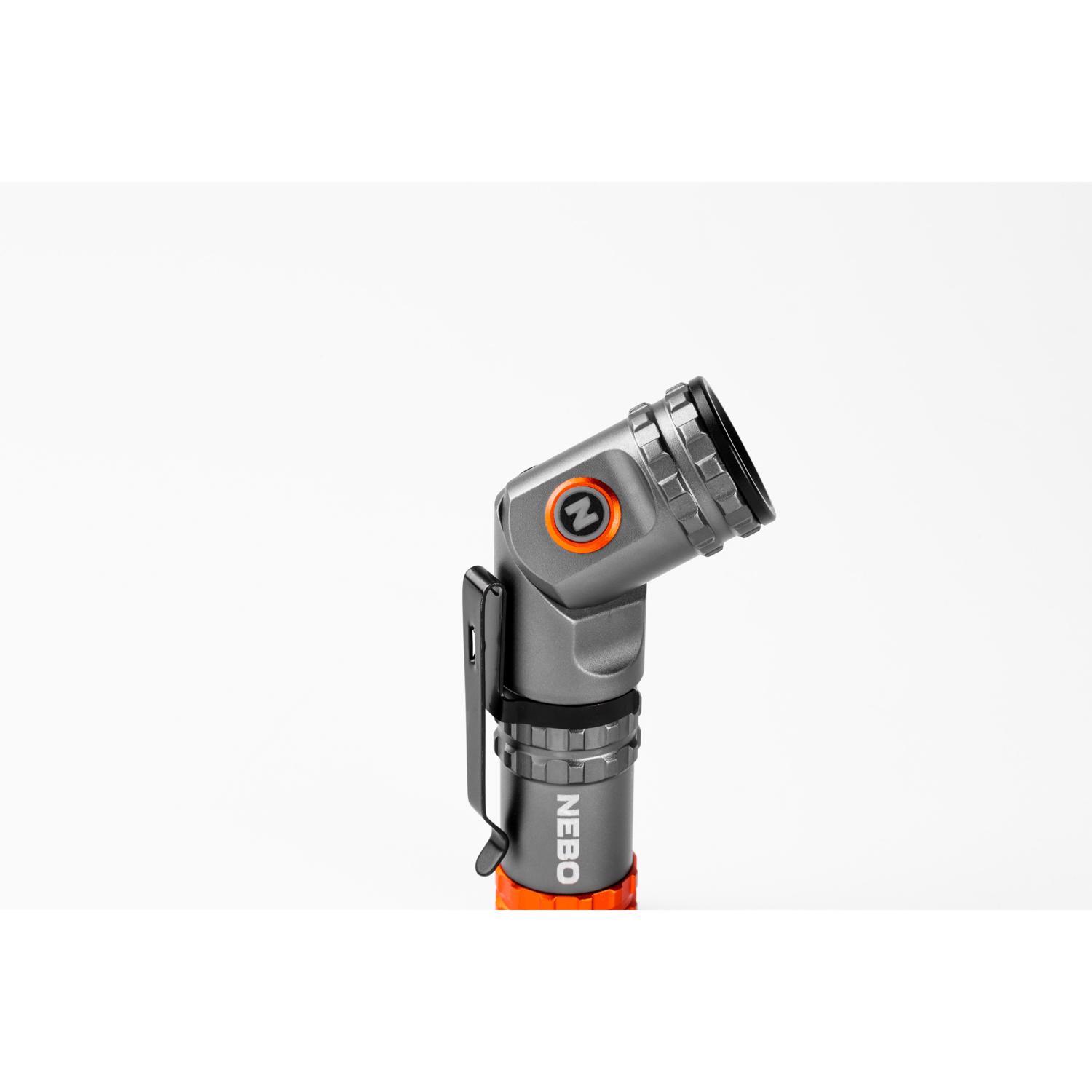 NEBO Franklin 600 lm Storm Gray LED Rechargeable Rechargeable Flashlight