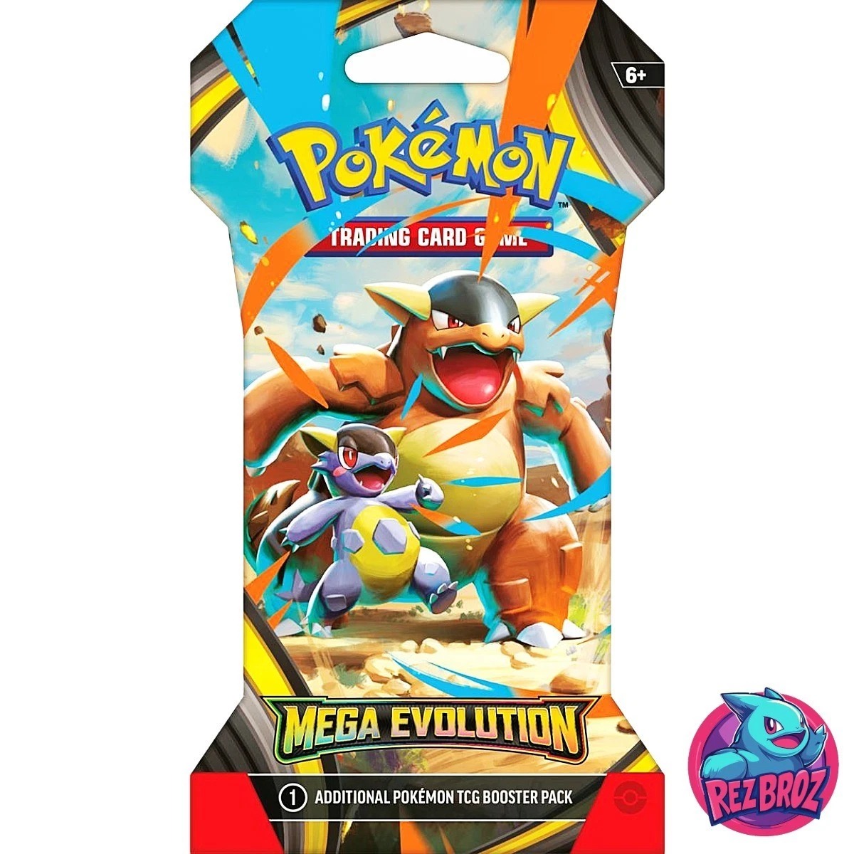 Pokemon - Trading Card Game: Mega Evolution Sleeved Booster - Styles May Vary