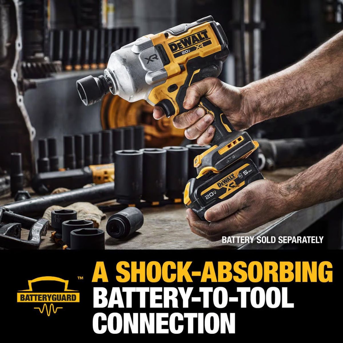 DeWalt 20V MAX XR 1/2 in. Cordless Brushless High Torque Impact Wrench