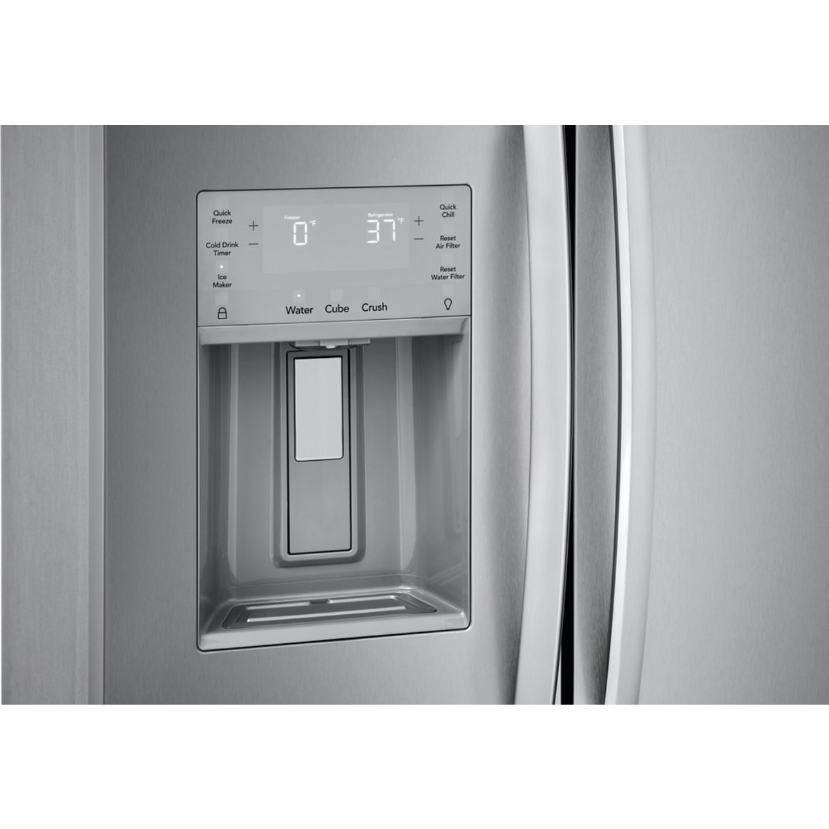 Frigidaire 36 in. Freestanding Side by Side Refrigerator with 25.6 Cu. Ft. Total Capacity