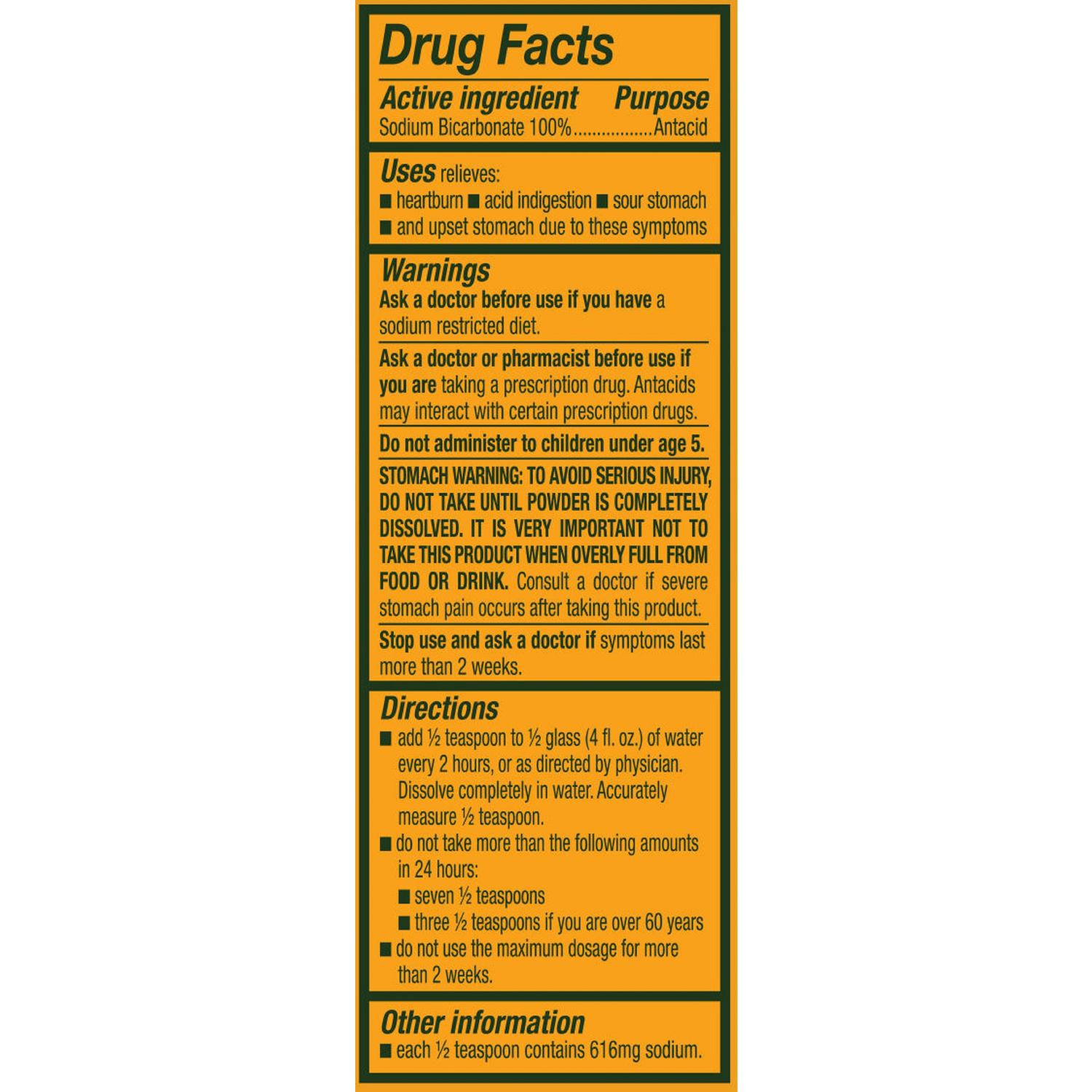 Arm & Hammer Baking Soda No Scent Cleaner and Deodorizer Powder 1 lb