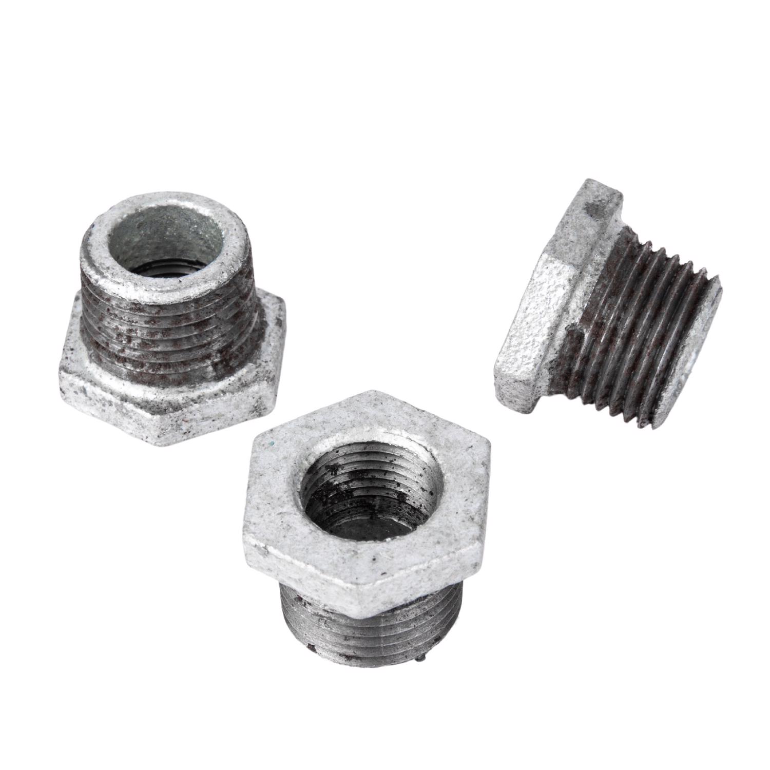 STZ Industries 1/2 in. MIP each X 3/8 in. D FIP Galvanized Malleable Iron Hex Bushing