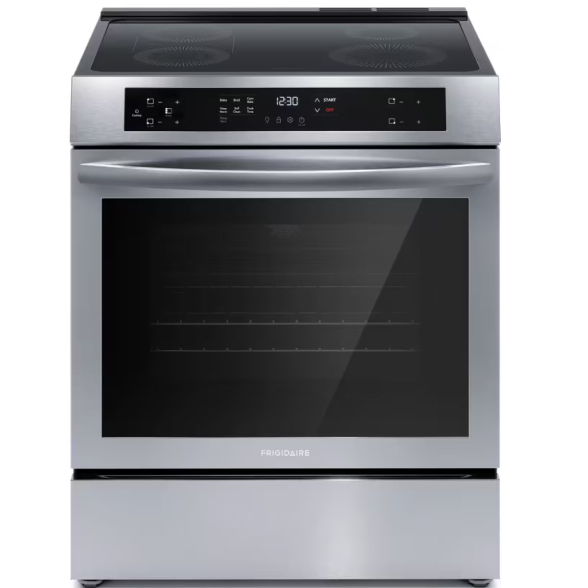 Frigidaire 5.3 Cu. Ft. Front Control Electric Induction Range with Convection Bake