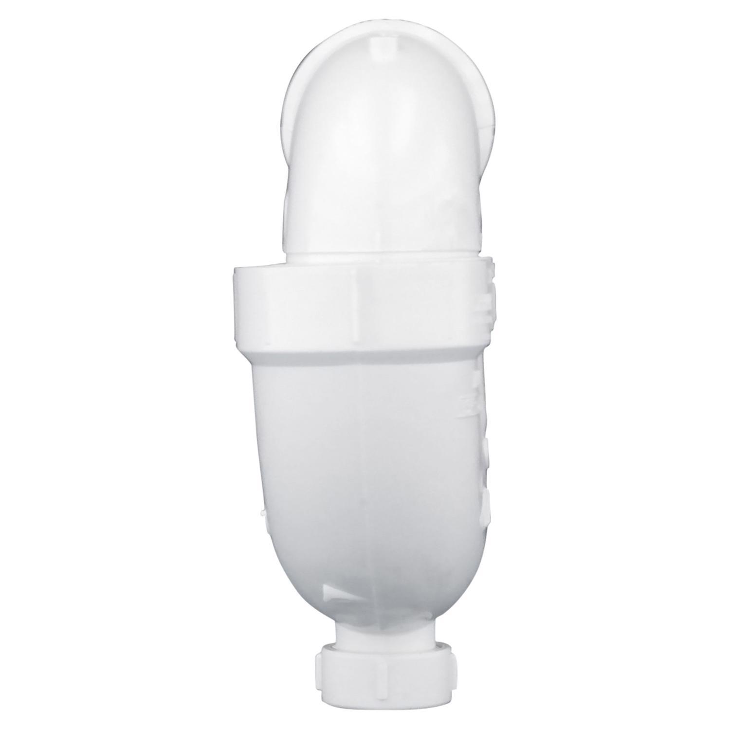 Charlotte Pipe Schedule 40 1-1/2 in. Hub X 1-1/2 in. D Hub PVC P-Trap with Clean Out 1 pk