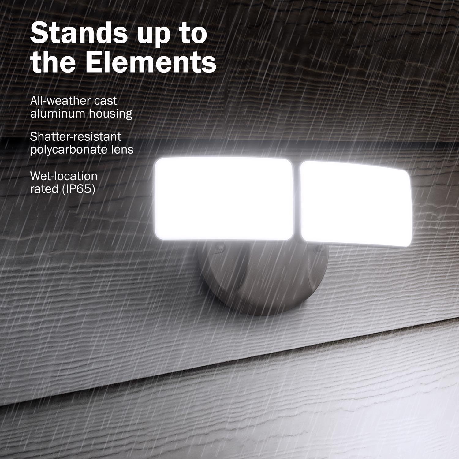 Feit LED Switch Hardwired LED Bronze Security Floodlight