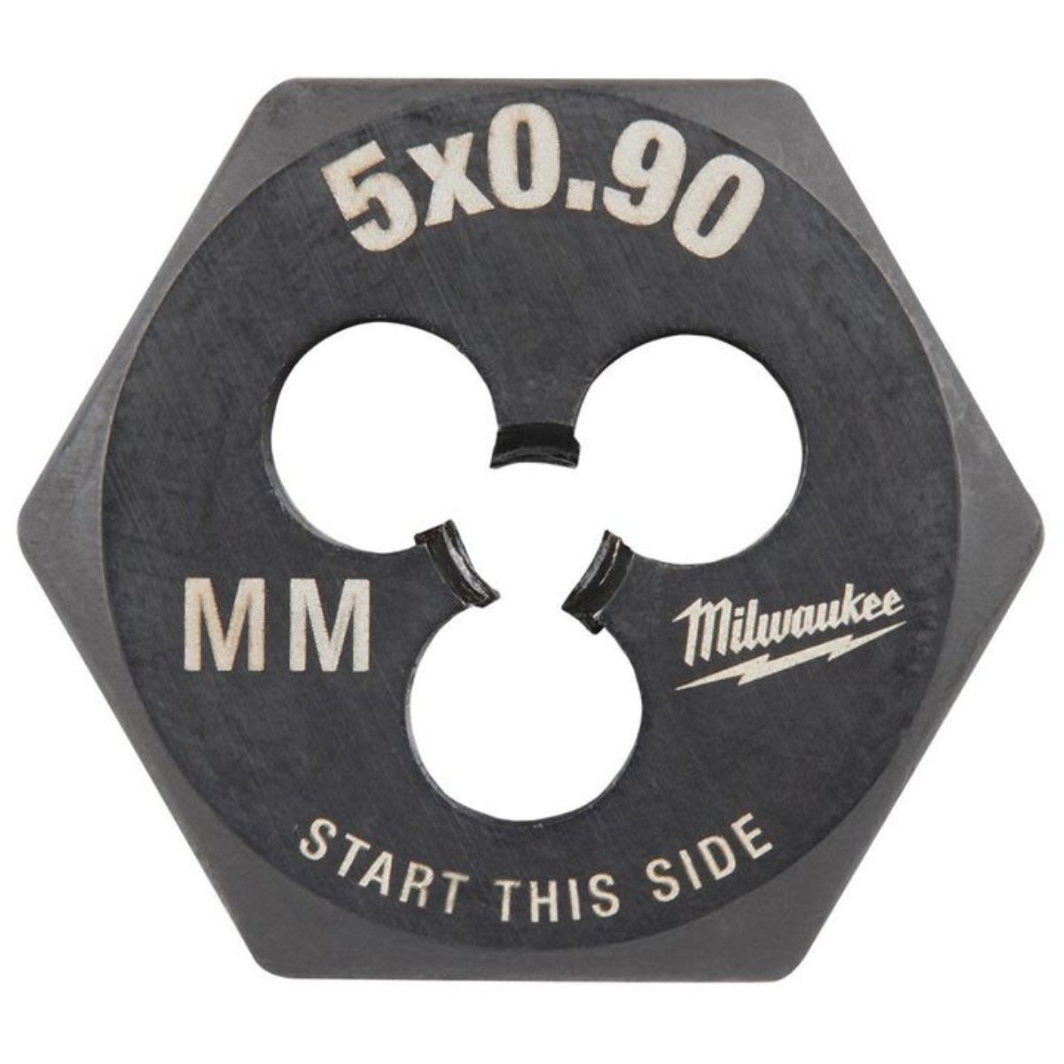Milwaukee M5-0.90 mm 1 in. Hex Threading Die
