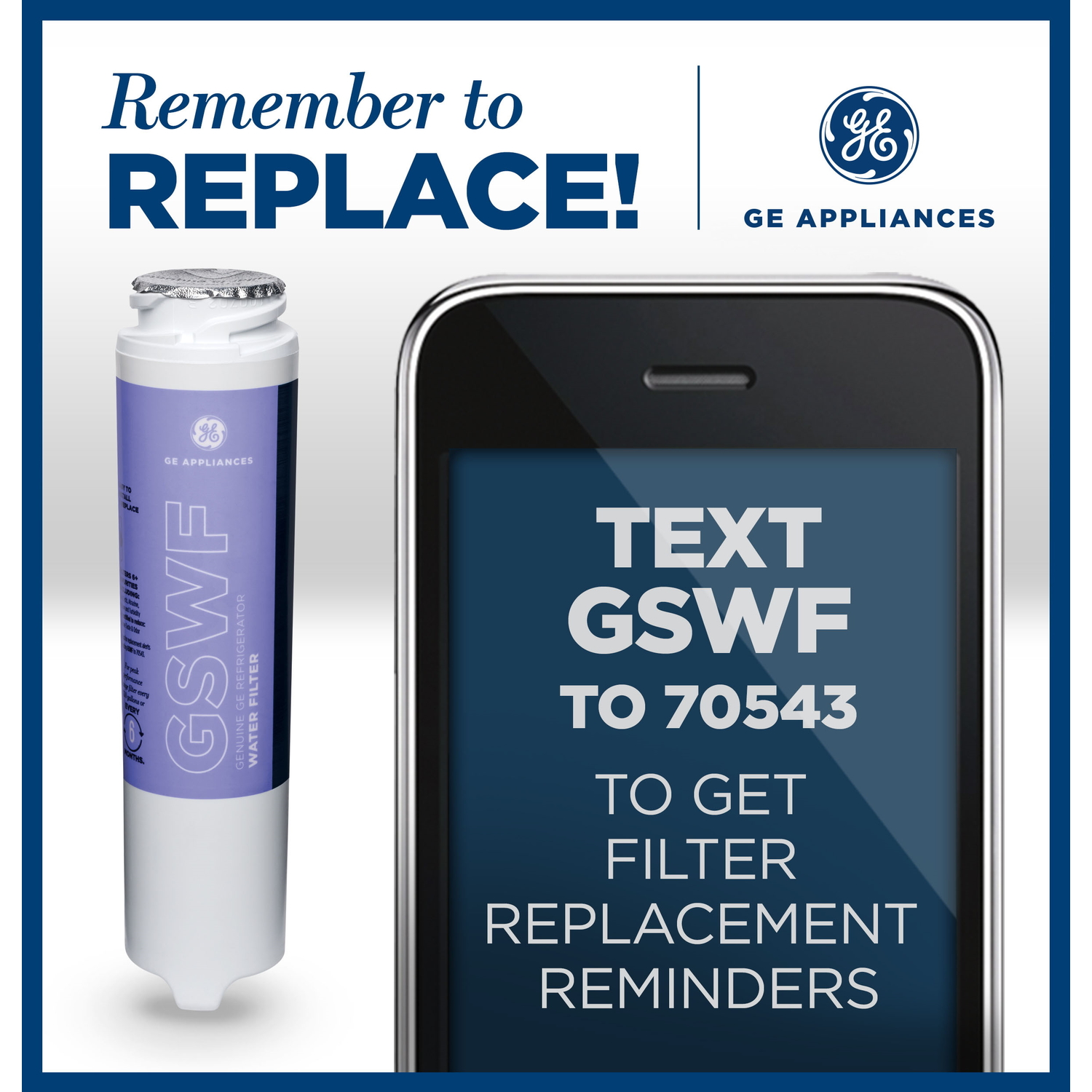 Ge Appliances Smartwater Refrigerator Replacement Filter For Ge Gswf