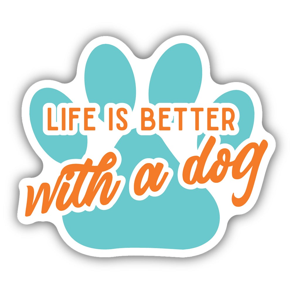 Sticker Northwest Dog Paw Print Sticker