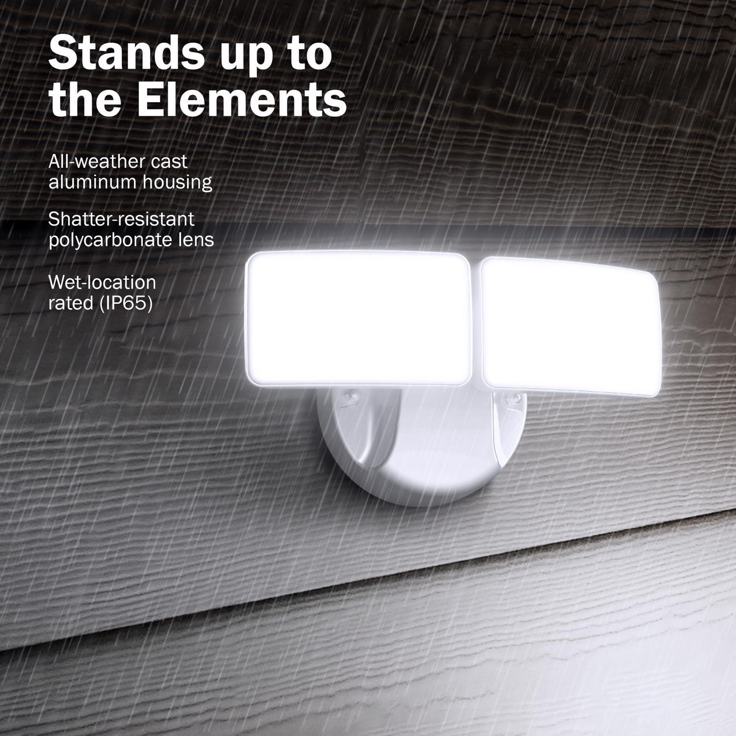 Feit LED Switch Hardwired LED White Security Floodlight
