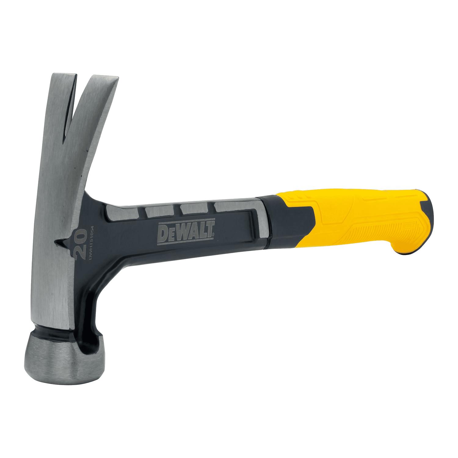 DeWalt 20 oz Smooth Face Rip Claw Hammer 7.50 in. Steel Handle