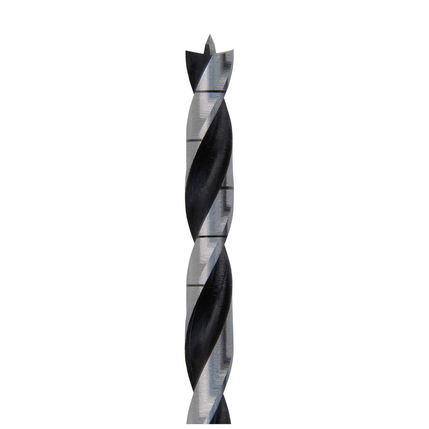 Milwaukee 7/16 in. X 5-1/2 in. L High Speed Steel Brad Point Bits Drill Bit Round Shank 1 pc