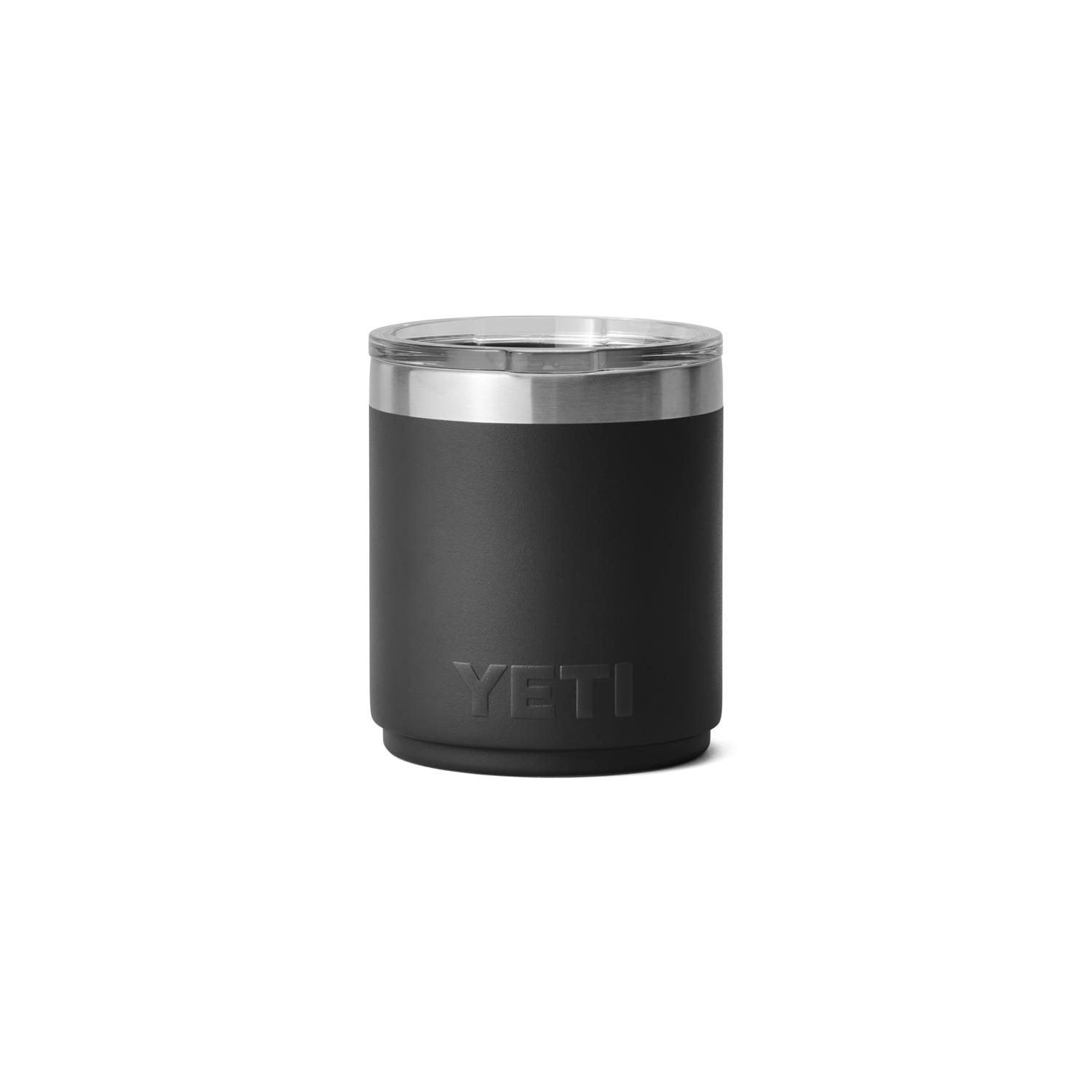 YETI Rambler 10 oz Black BPA Free Lowball 2.0 Tumbler with MagSlider Lid