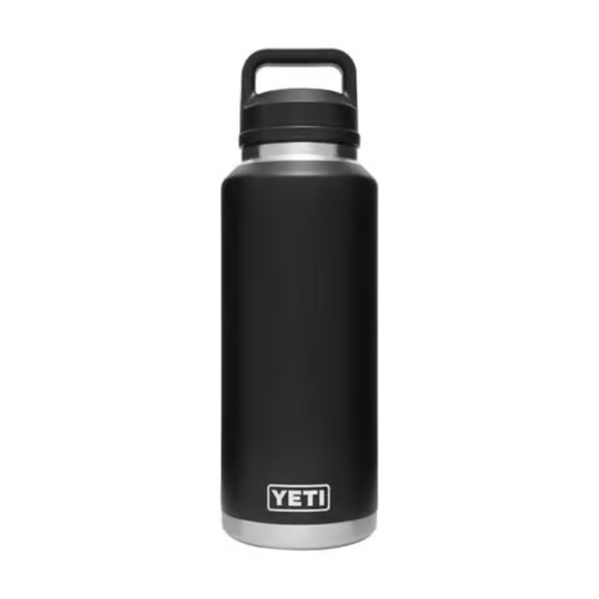 YETI Rambler 46 oz. Black BPA Free Bottle with Chug Cap