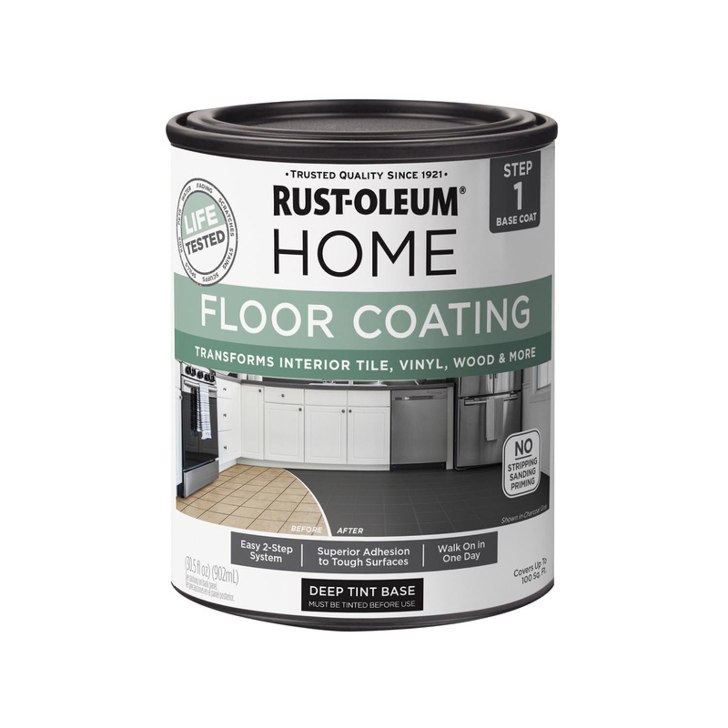 Rust-Oleum Home Dark Tint Base Water-Based Floor Coating Step 1 30.5 oz