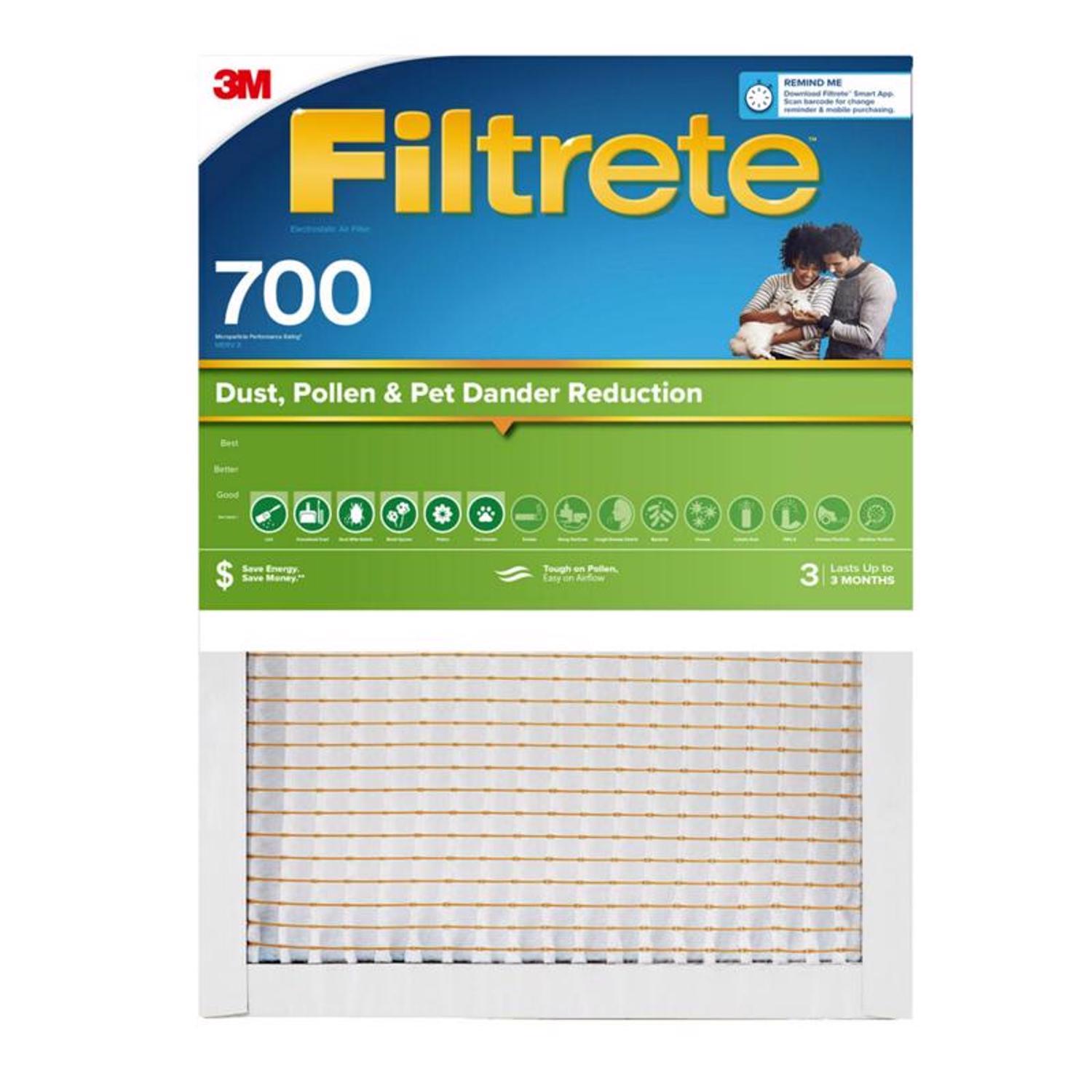 Filtrete 20 in. W X 25 in. H X 1 in. D Polypropylene 8 MERV Pleated Air Filter 1 pk