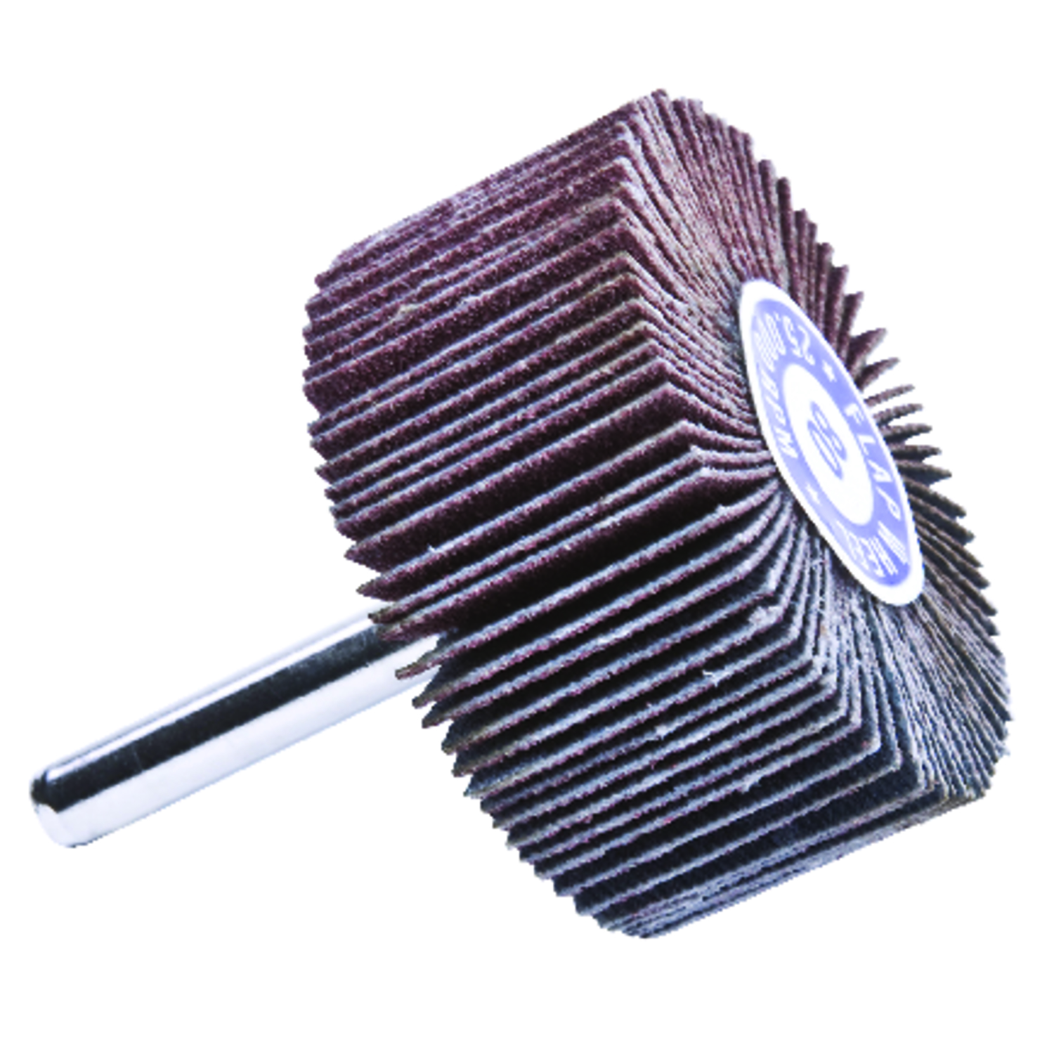 Forney 2 in. D X 1/4 in. Aluminum Oxide Flap Wheel 80 Grit 1 pc