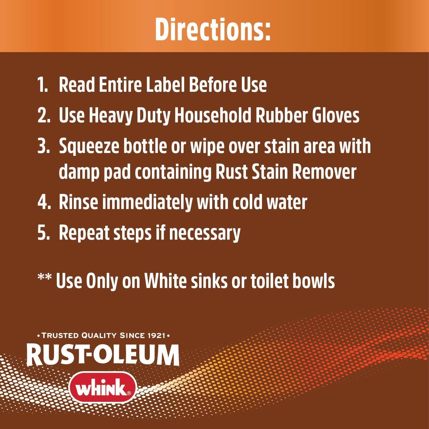 Whink No Scent Rust Stain Remover 16 oz Liquid