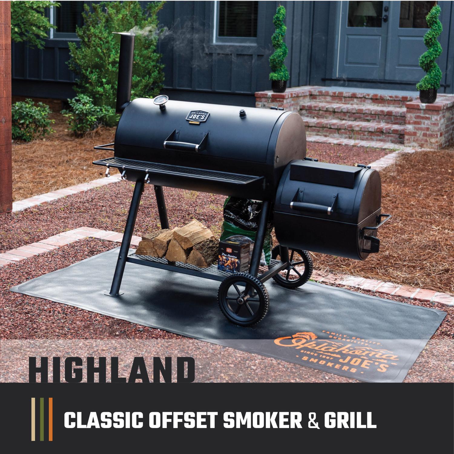 Oklahoma Joe's Charcoal Offset Smoker Black