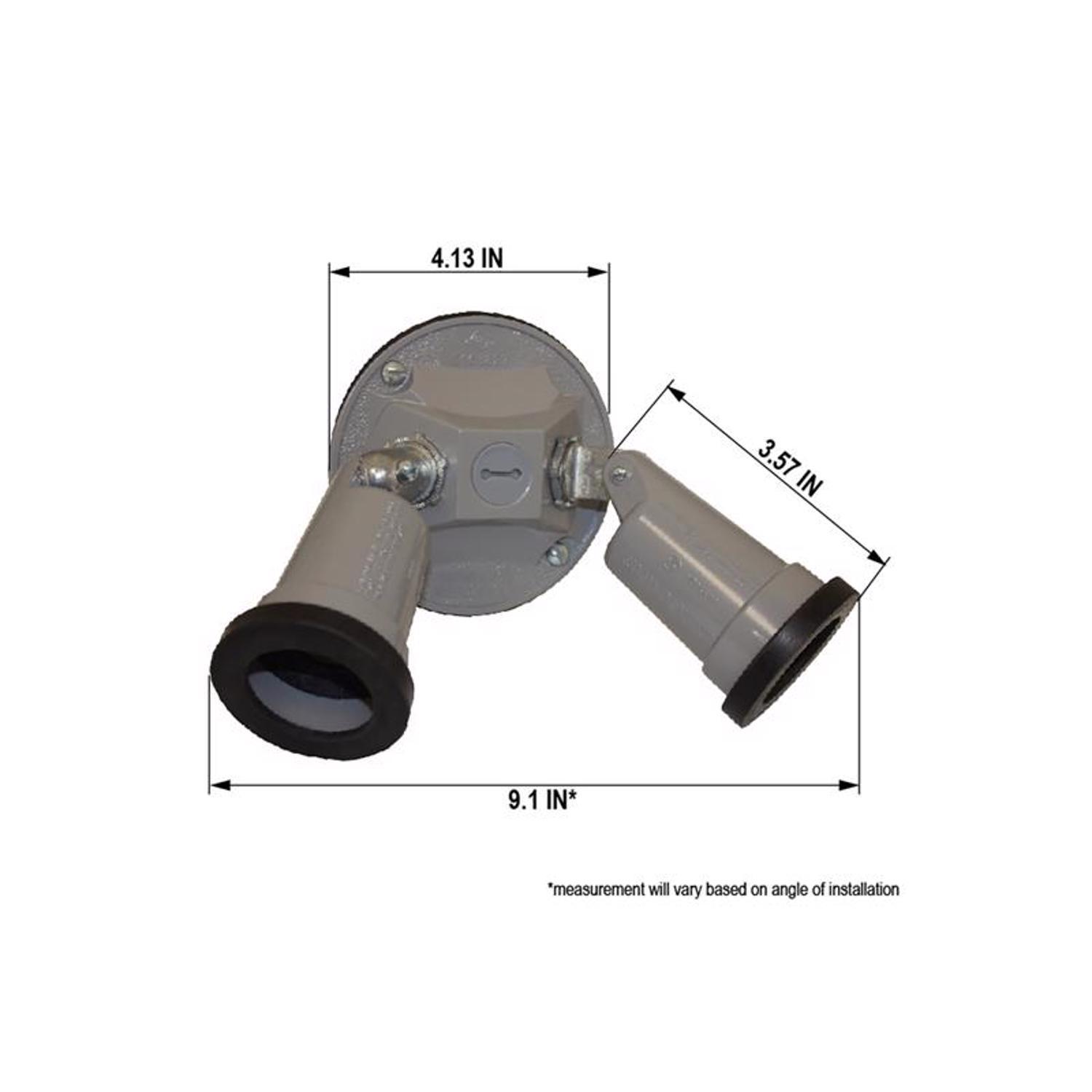 Sigma Engineered Solutions Switch Controlled Gray Lamp Holder Kit Hardwired