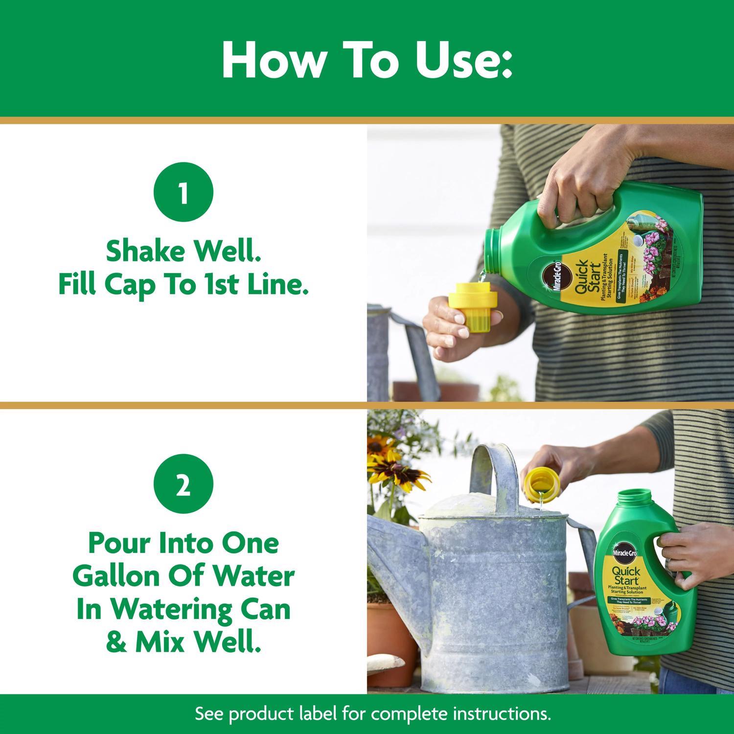 Miracle-Gro Quick Start Liquid Root Feeder 48 oz